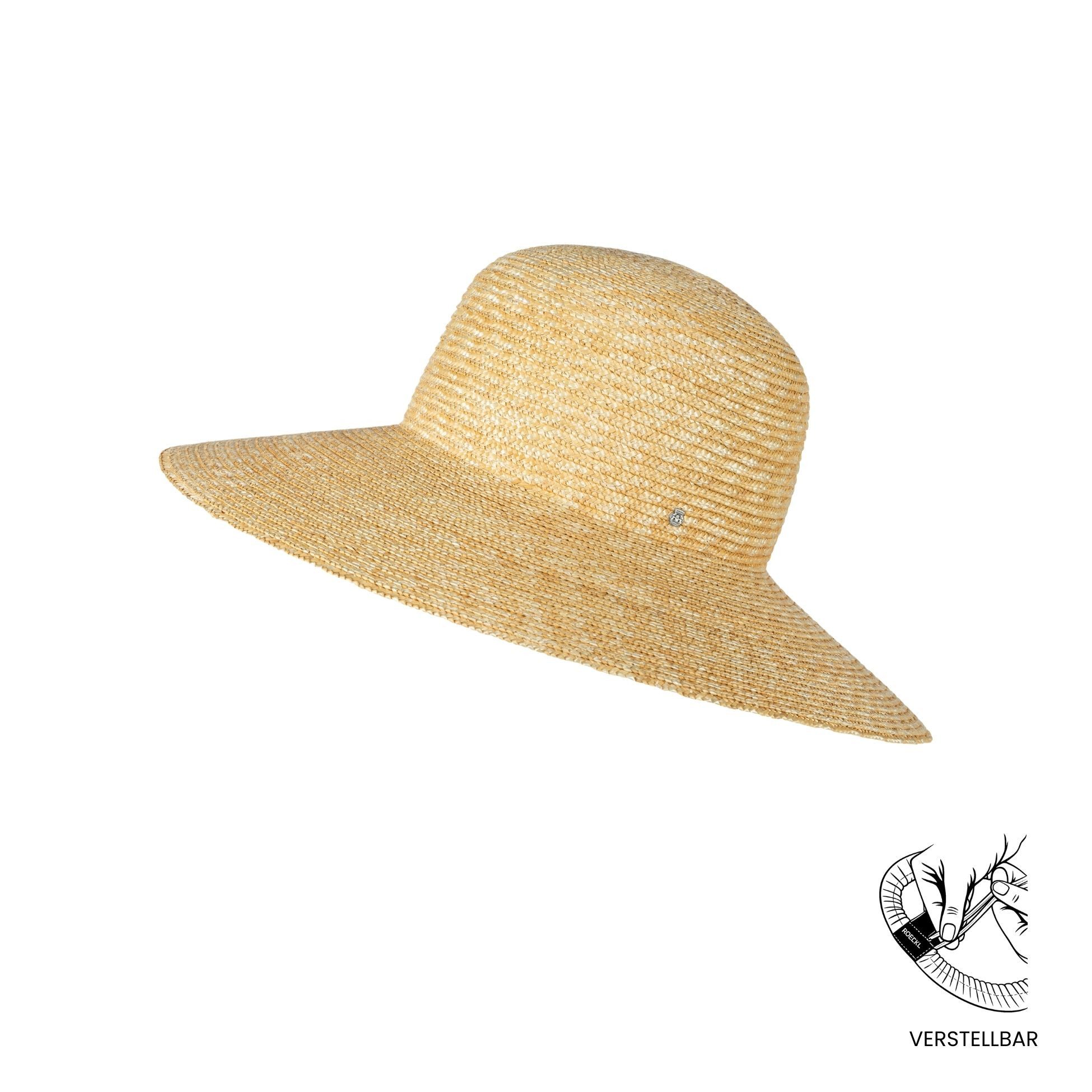 Roeckl Strohhut MONTPELLIER Größenverstellbarer Strohhut