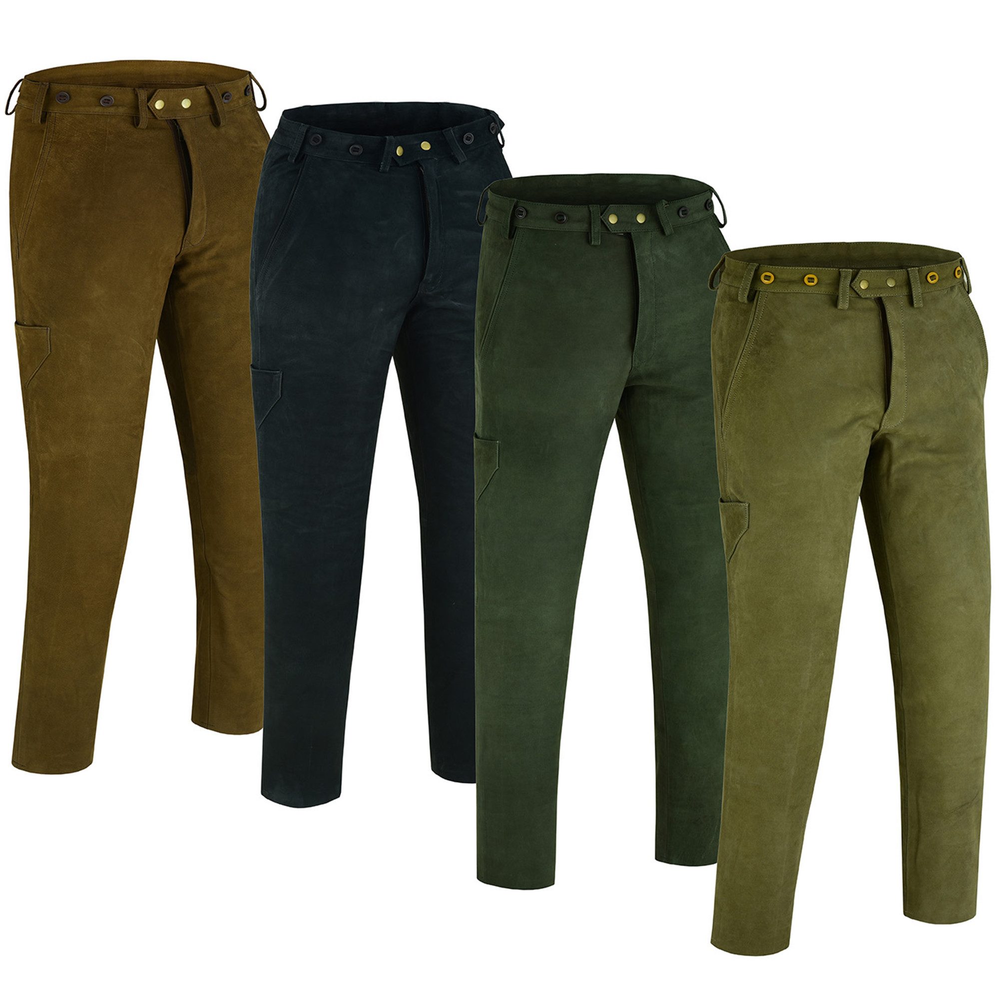 German Wear Lederhose GW604 Lange Jagdhose günstig online kaufen
