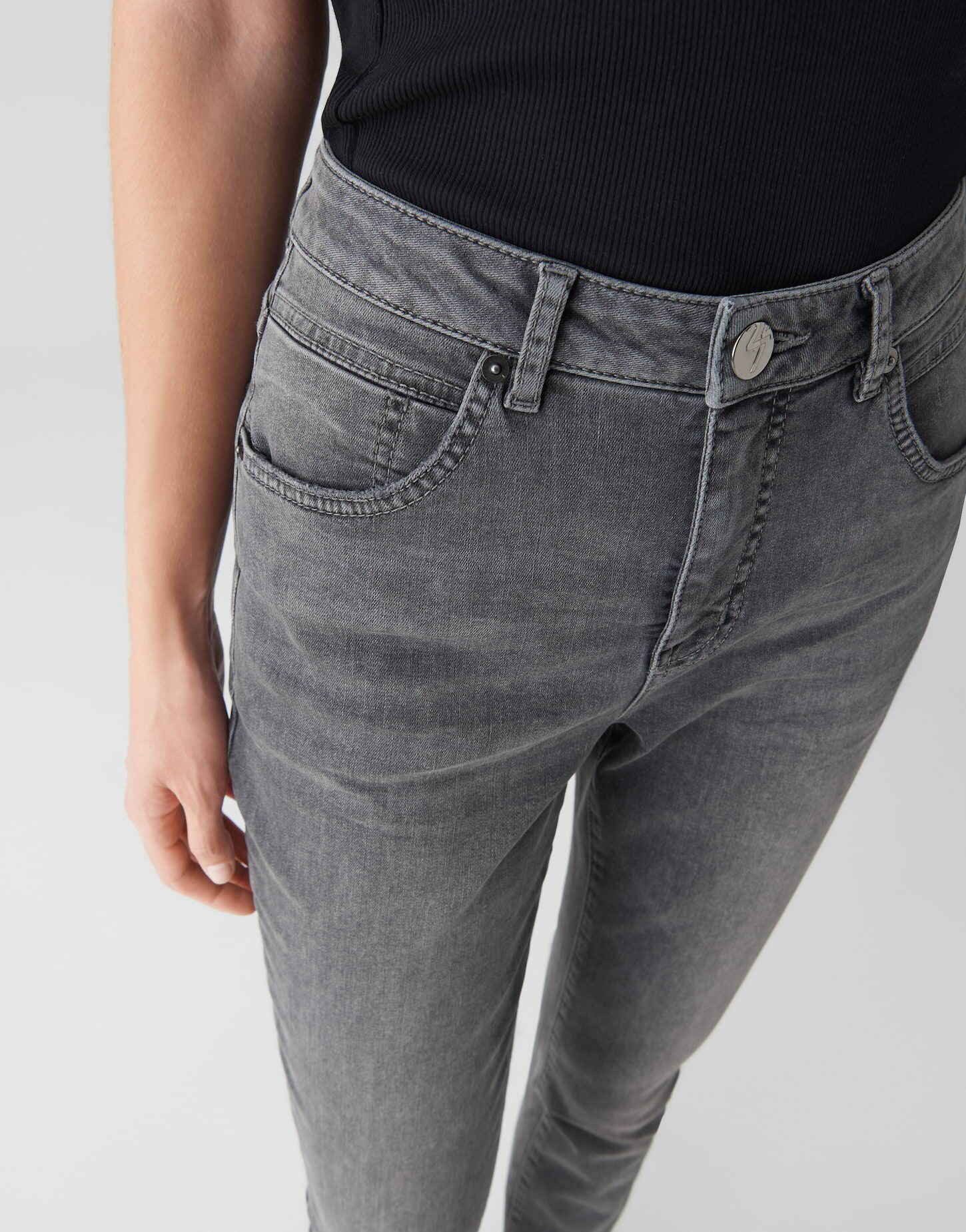 OPUS Slim-fit-Jeans ELIYA CITY aus nachhaltigem BCI Cotton Mix Mid Rise, Ankle, Slim Fit