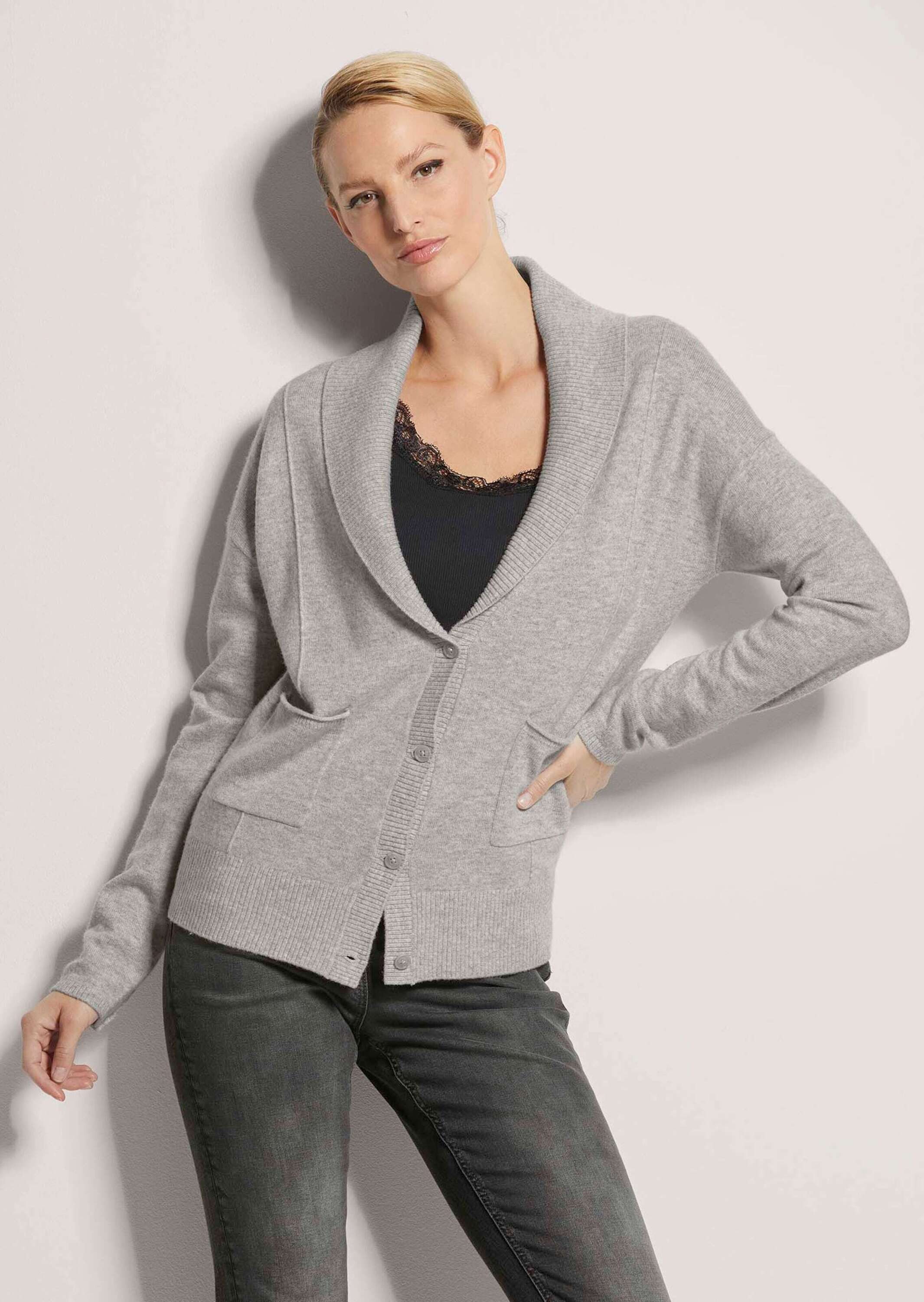 Strickjacke Strickjacke mit Good Cashmere