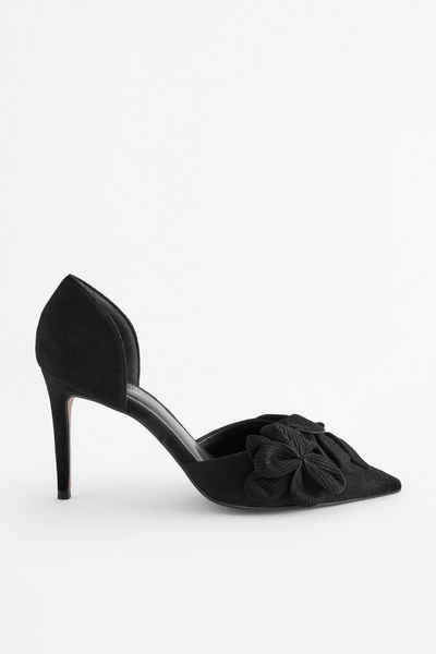 Next Signature Spitze Absatzschuhe mit Ansteckblume Pumps (1-tlg)