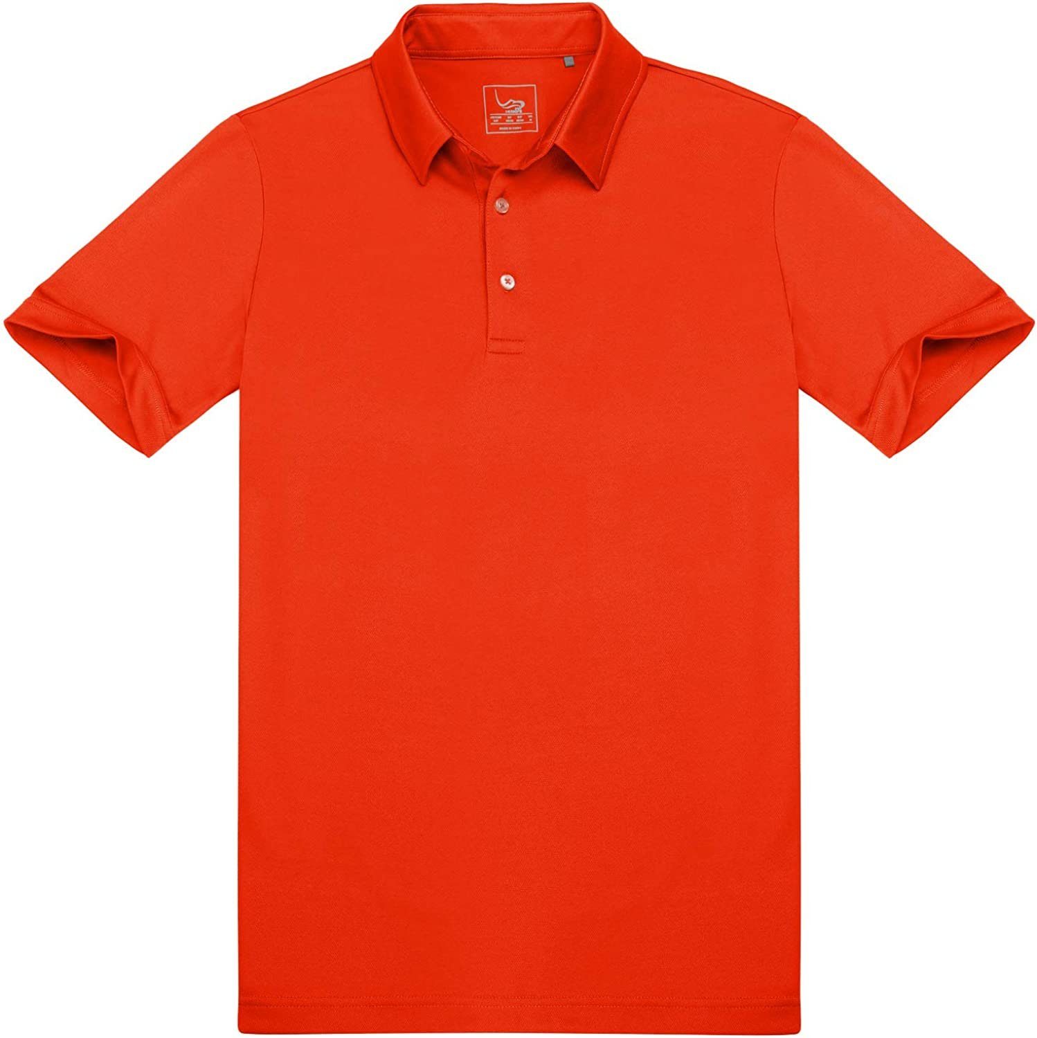 Golf Poloshirt Herren Standard DEBAIJIA Fit Poloshirt Kurzarm Leicht Gemütlich Orange DEBAIJIA