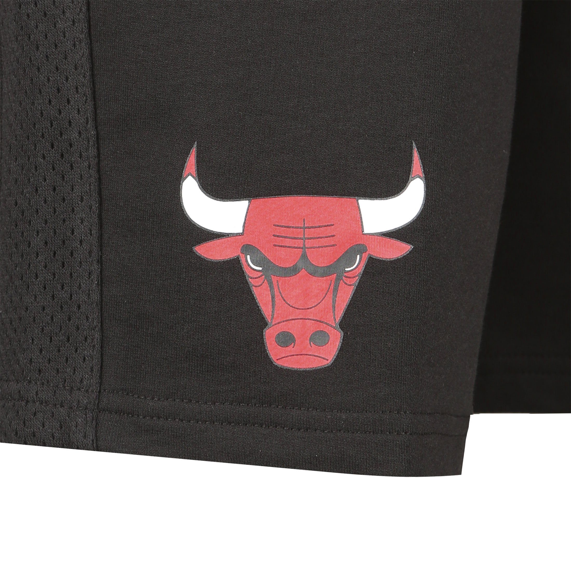 Bulls Logo NBA Shorts Team New Era Trainingsshorts Herren Chicago