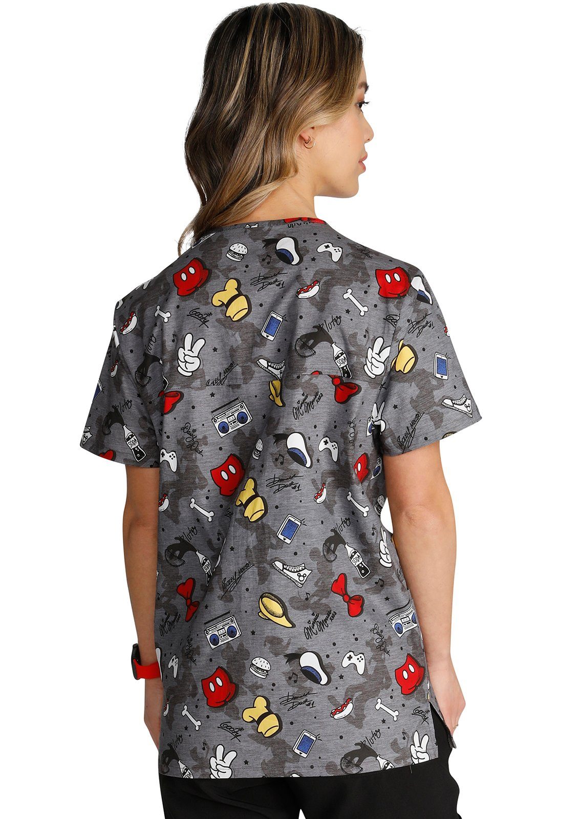 Cherokee Funktionsbluse Bunt bedruckter Damen Kasack "Gang of six" Kasack mit Motiv