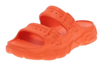 Buffalo CLD ARI SLIDE Orange Sneaker Vegane Damen Sandale mit 4 cm hohem Absatz
