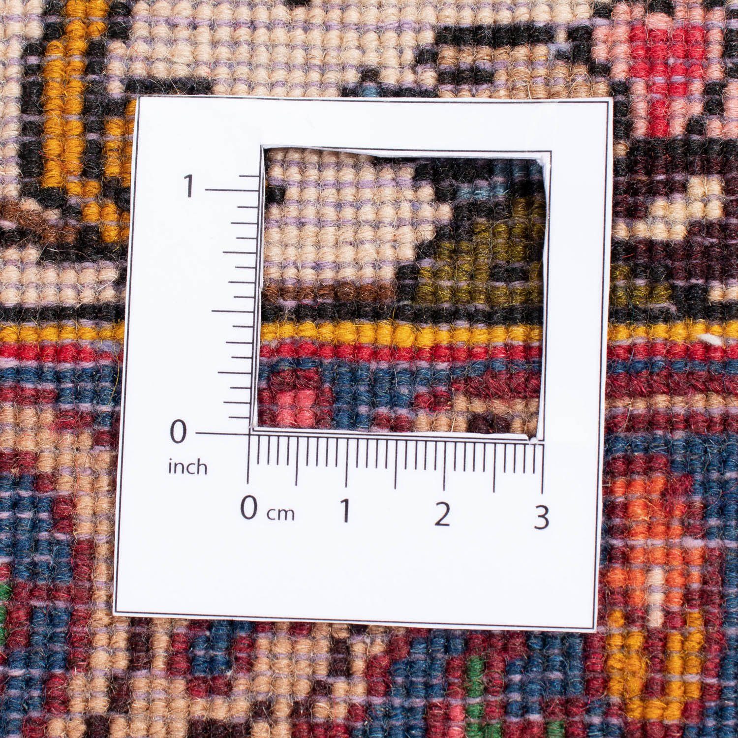 Unikat mit Wollteppich Höhe: Bachtiar morgenland, 244 rechteckig, x Gemustert Beige mm, 348 Zertifikat Stark cm, 10