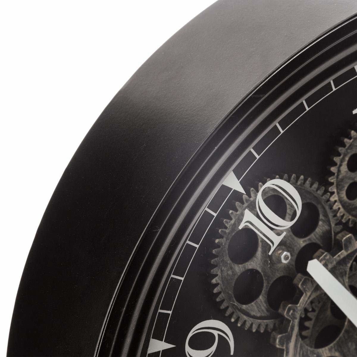 Atmosphera Créateur d'intérieur Wanduhr Wanduhr, mechanisch, Metall, luxuriös und Original, D37