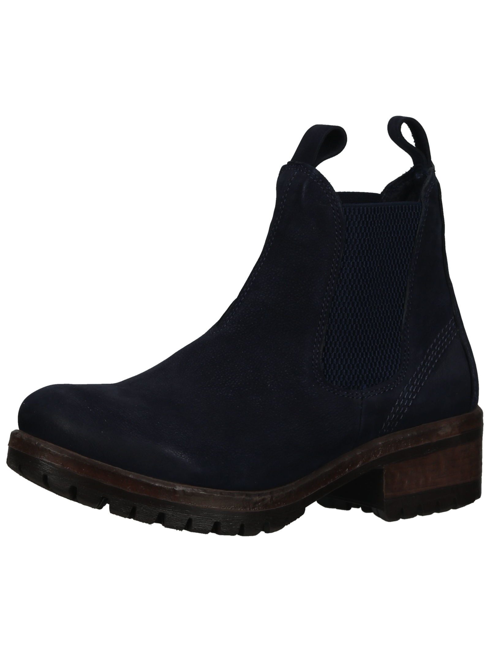 Lazamani Lazamani Stiefelette Nubukleder/Textil Stiefelette