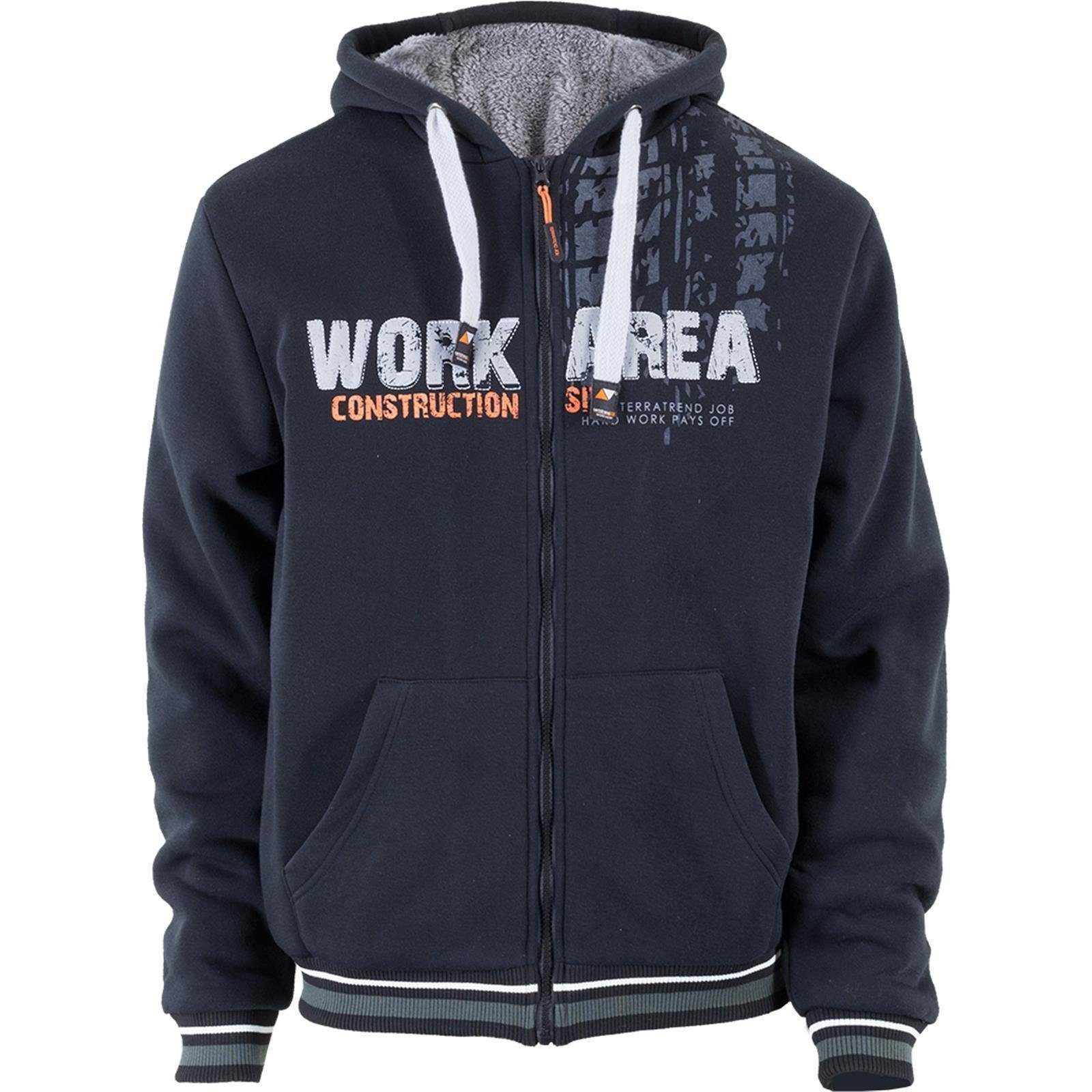 Terrax Workwear Sweatjacke TTJ Sweatjacke schwarz