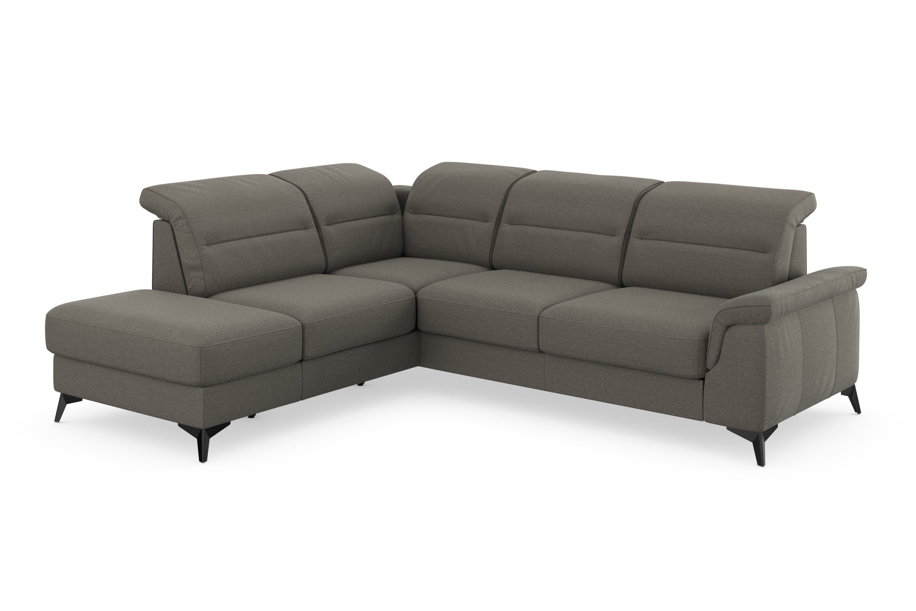 sit&more Ecksofa Sinatra, mit mit optional mane, Armteilfunktion Kopfteilverstellung und