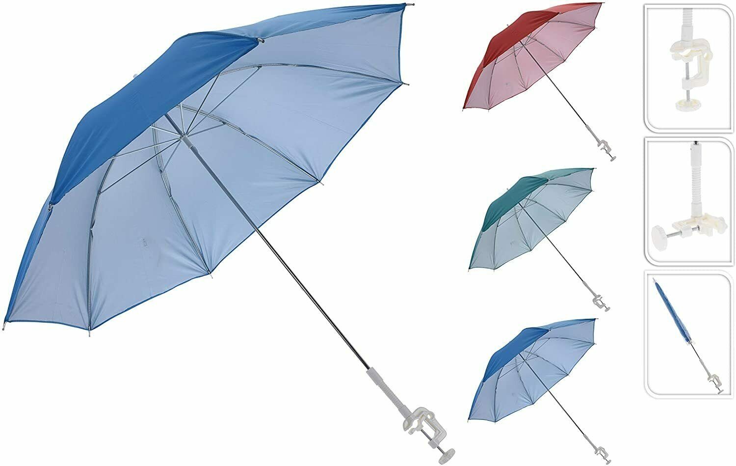 Sonnenschirm für Buggy Sonnenliege Balkonschirm Kinderwagen Ø 100 cm UV Schutz