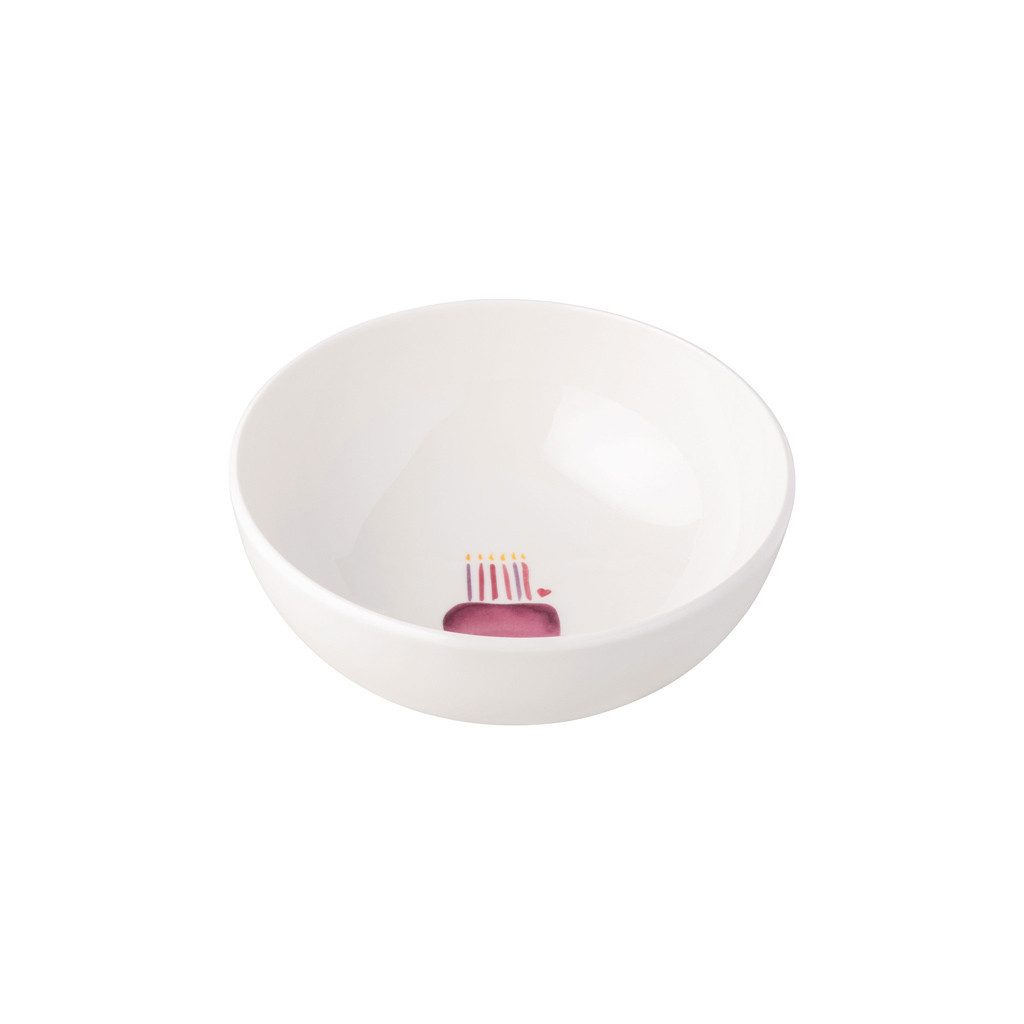 like. by Villeroy & Boch Müslischale With Love Müslischale Happy Birthday 17 cm ø, Porzellan, (1-tlg), Premium Porcelain, mikrow.- & spülm.sicher, Made in Germany