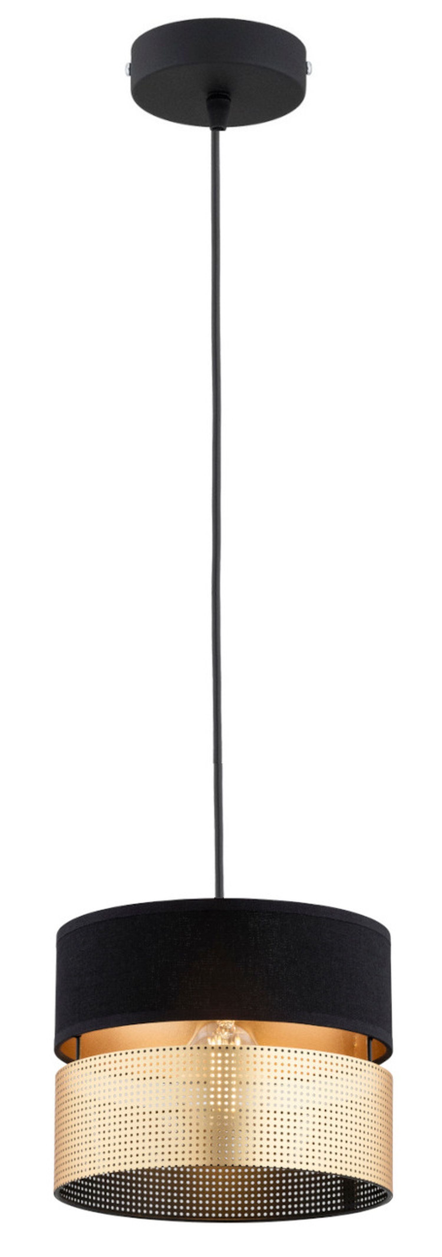 Licht-Erlebnisse Pendelleuchte TARO, ohne Leuchtmittel, E27 D: 20 cm H: max. 90 cm rund Modern Hängeleuchte