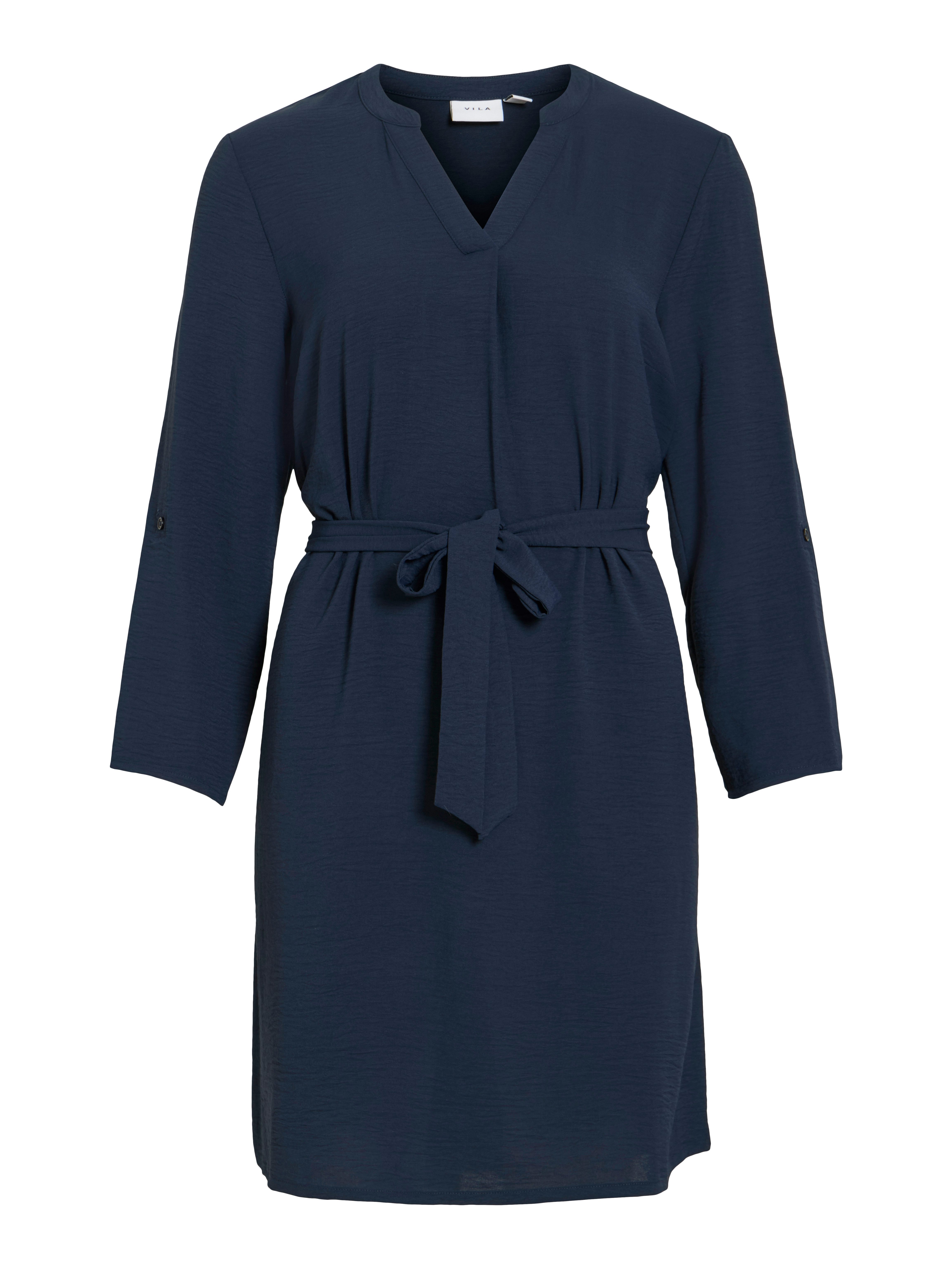 Vila Minikleid VIJOSA 3/4 V-NECK DRESS Sommerkleid günstig online kaufen