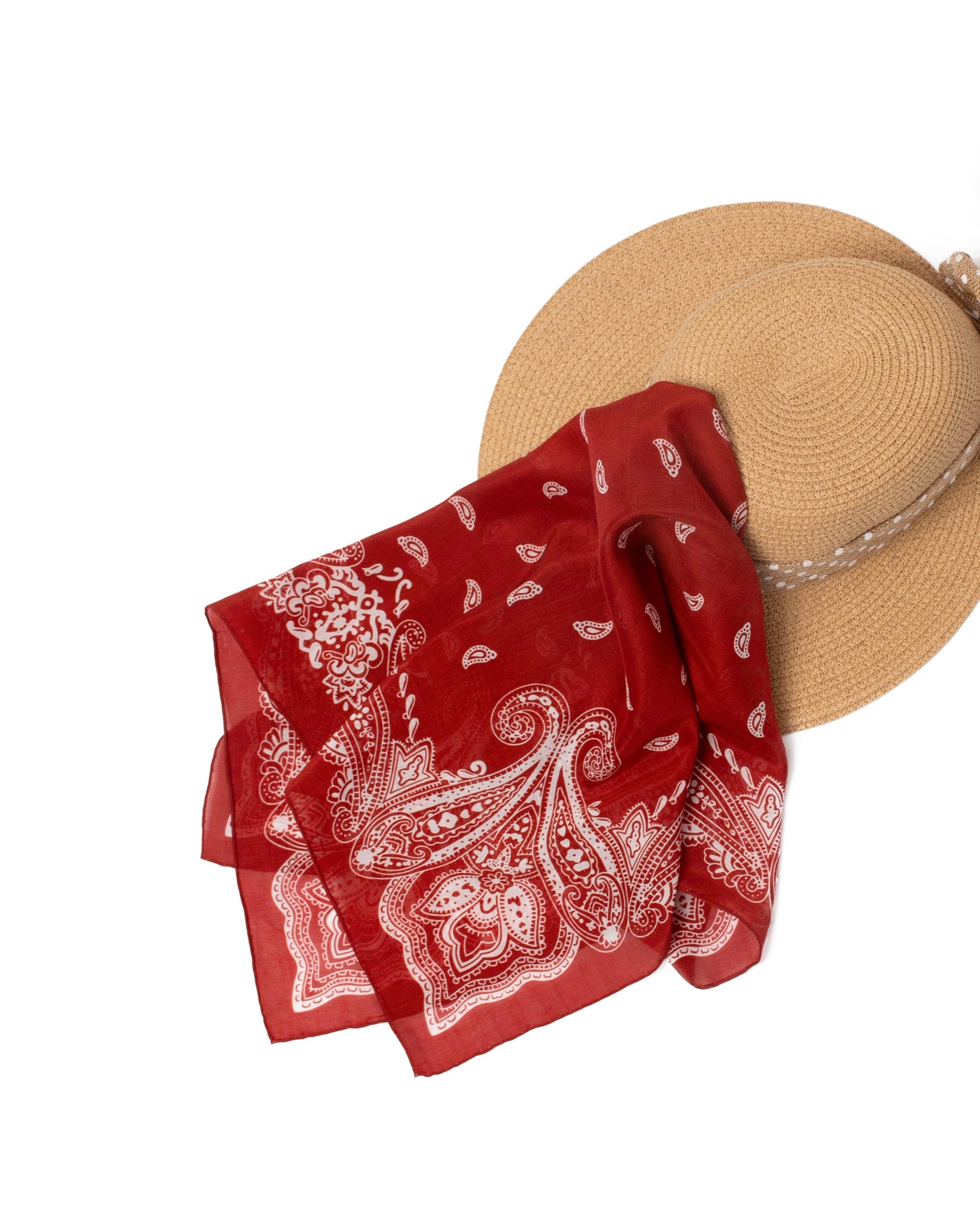 MayTree Seidentuch Baumwolle und Seide quadratisch 65x65cm, Bandana, (Stück), 70% Baumwolle, 30% Maulbeerseide mit handrolliertem Rand
