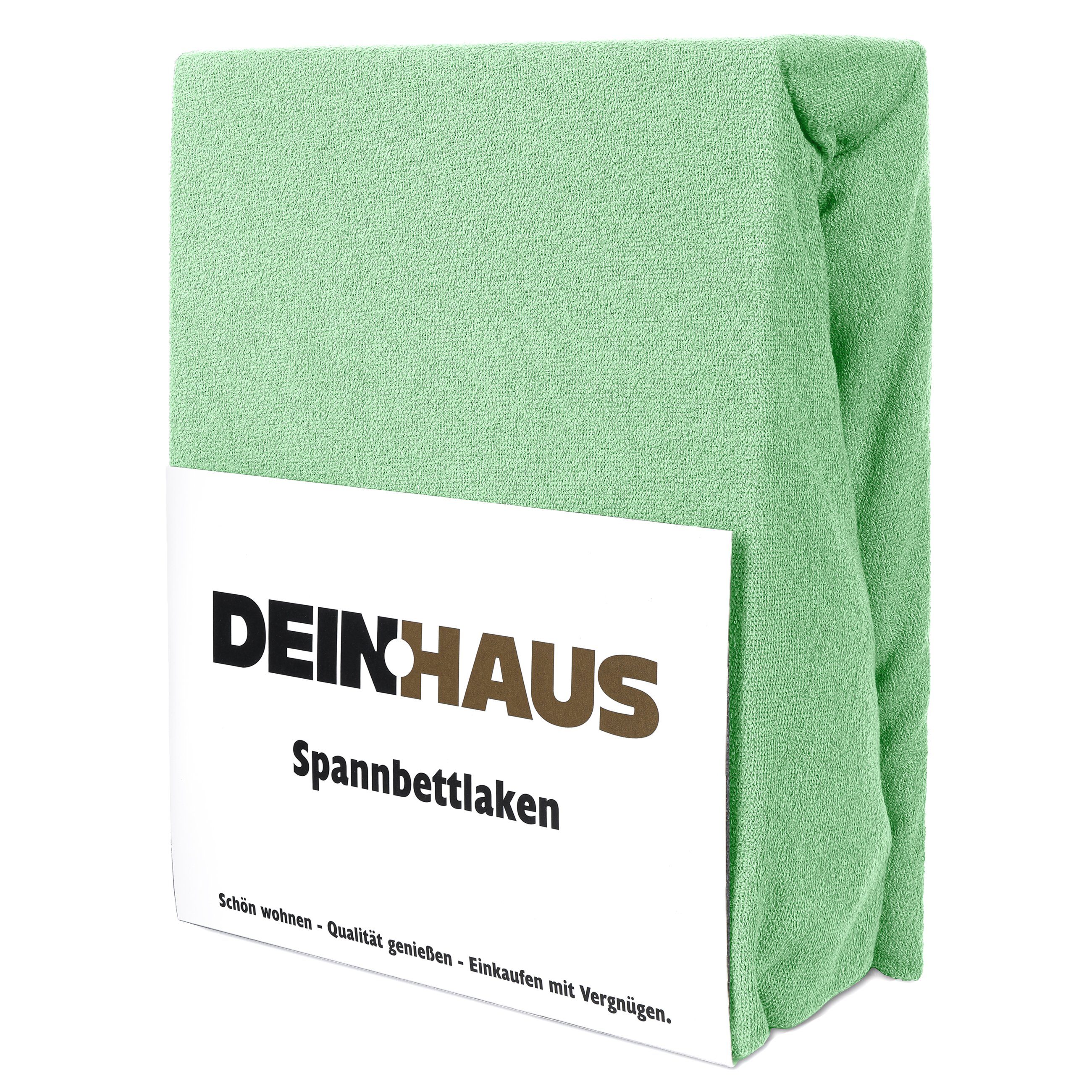 DH DEIN . HAUS Spannbettlaken Frottee günstig online kaufen