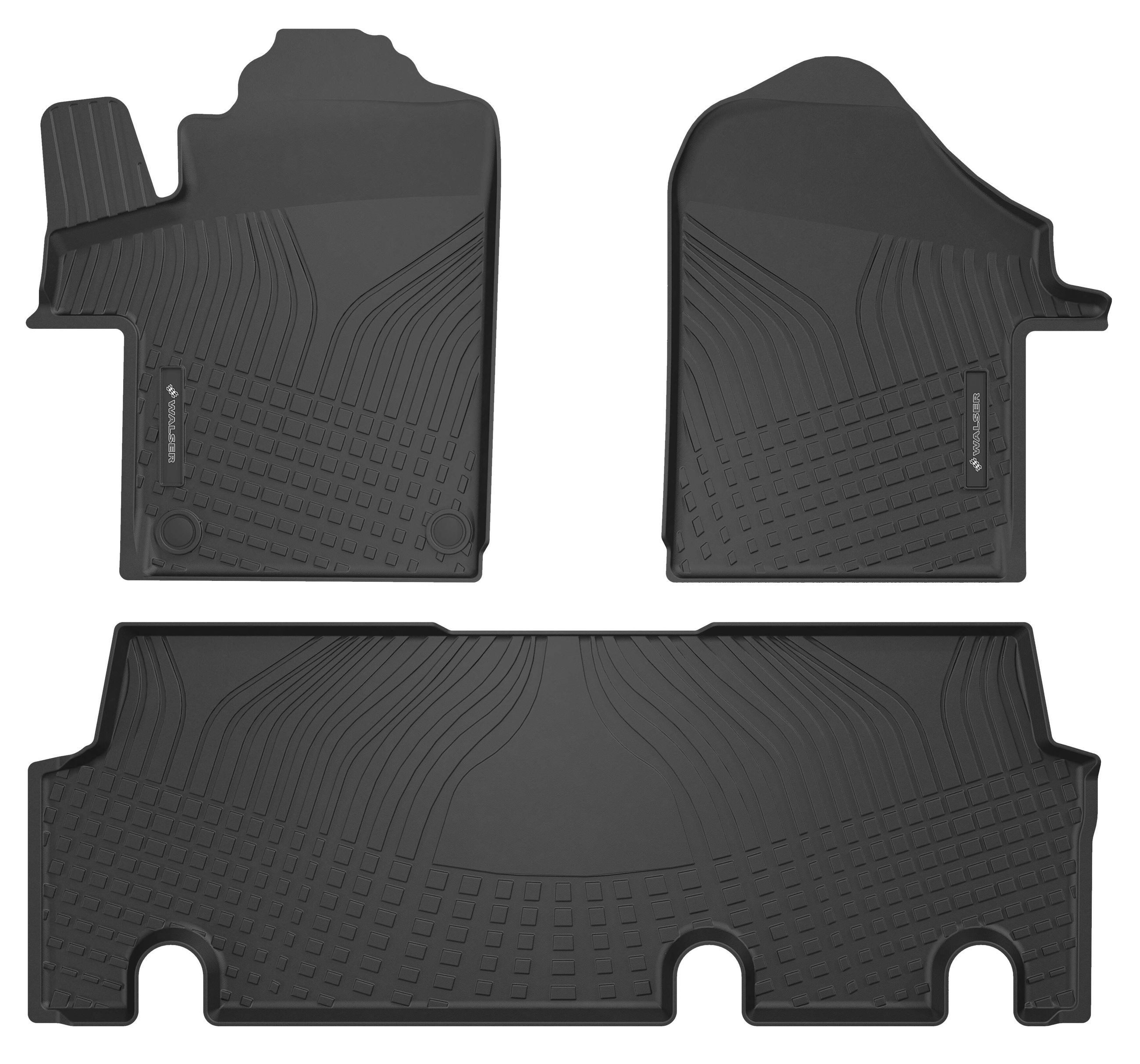 WALSER Auto-Fußmatten Automatte Passform RM (3 St), für MERCEDES-BENZ VITO Tourer (W447) MERCEDES-BENZ VITO Tourer (W447), BJ 10/2014-, 10/2014-