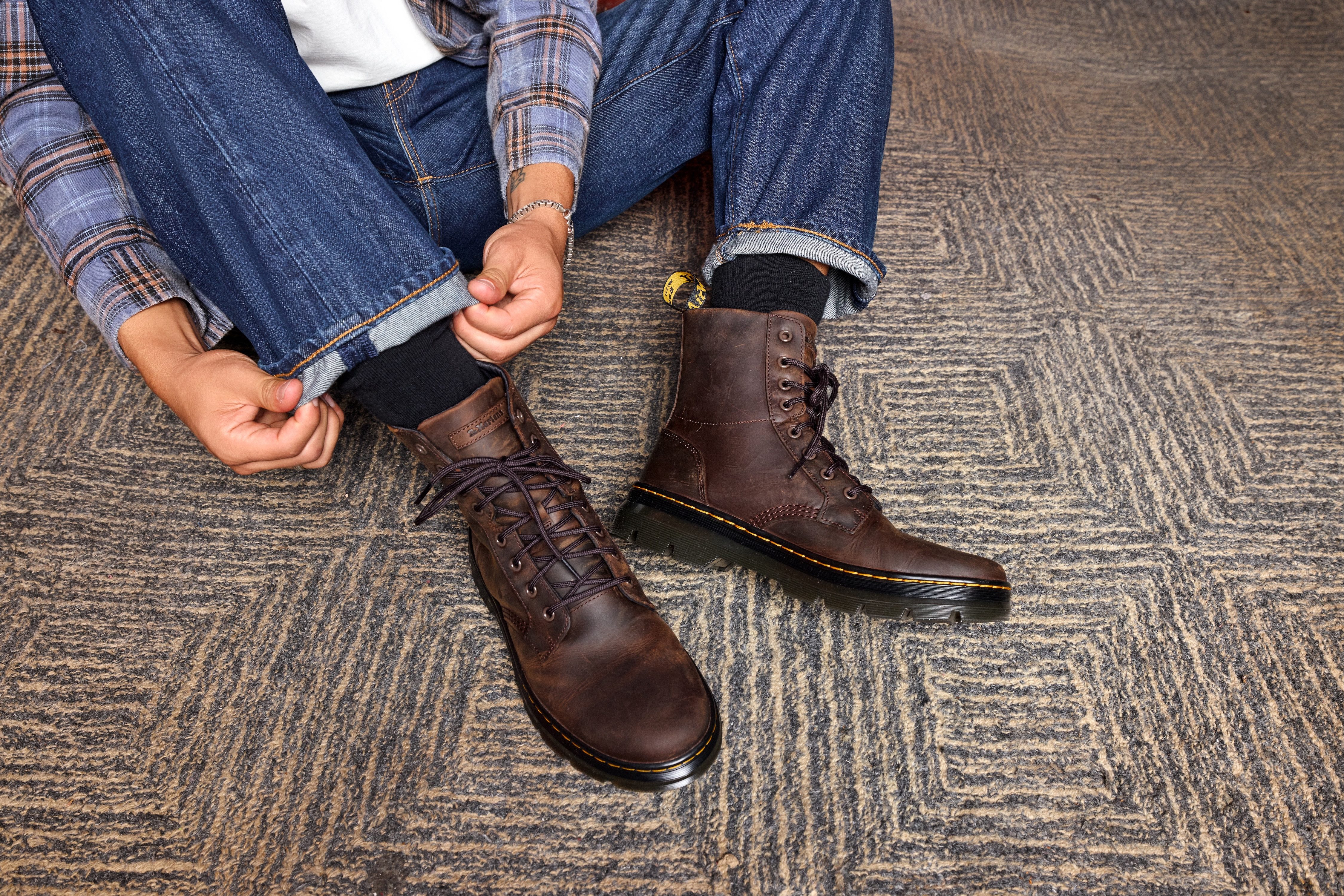 DR. MARTENS Combs Schnürboots Schnürboots, Freizeitstiefelette mit Anziehla günstig online kaufen