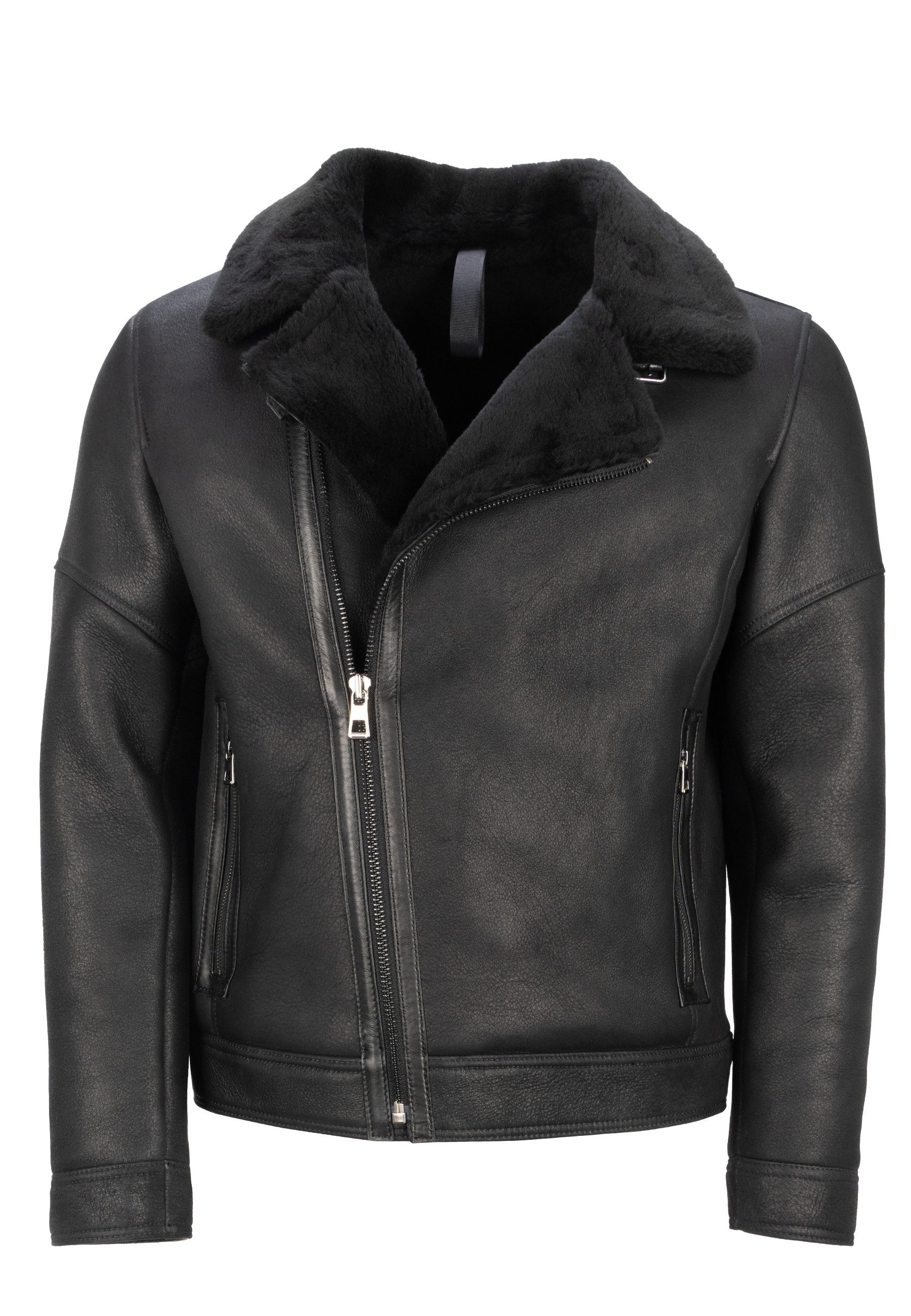 Lolus Lederjacke Edgar Lammfell Herren Lammfelljacke günstig online kaufen