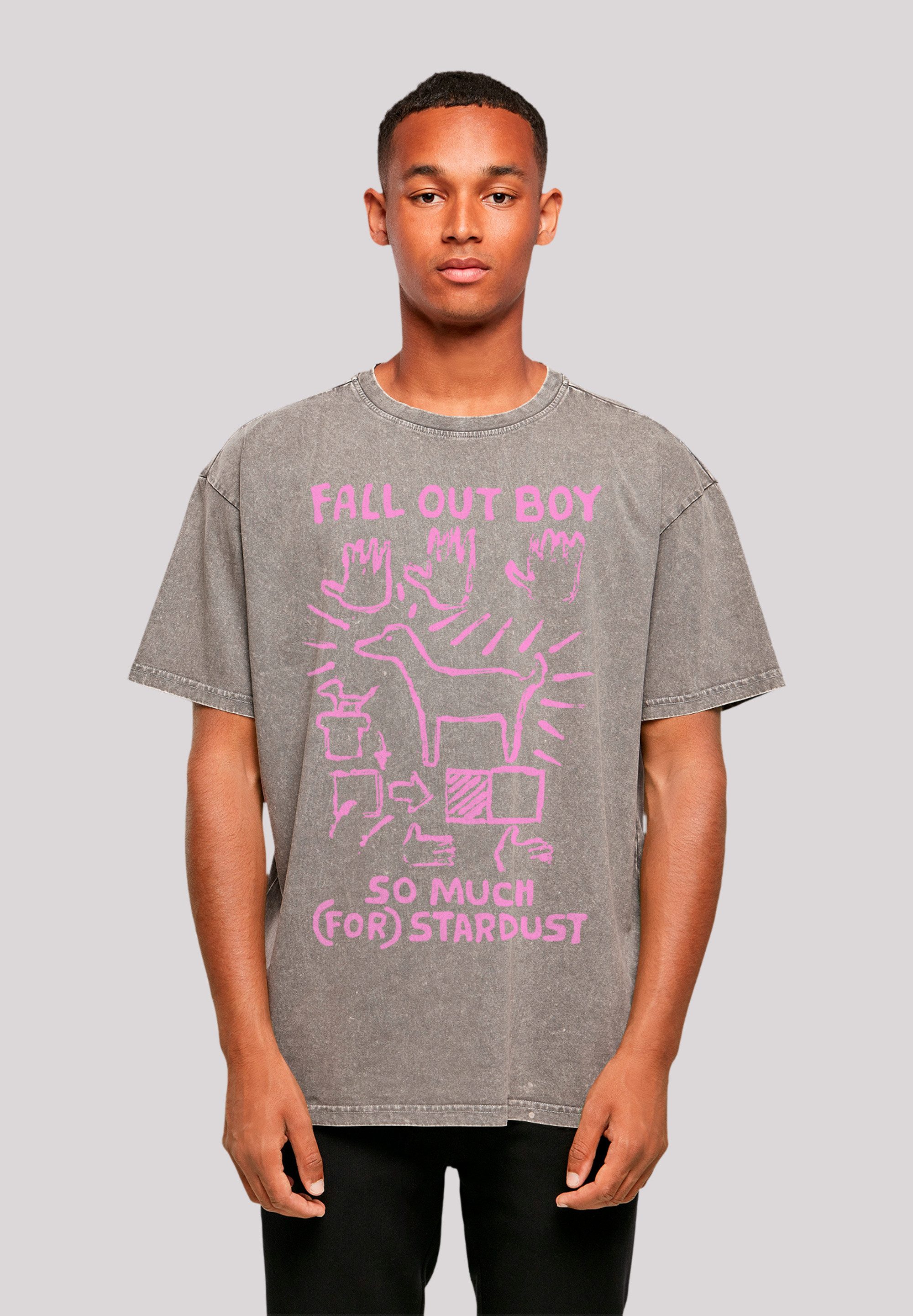 F4NT4STIC T-Shirt "Fall Out Boy Pink Dog So Much Stardust", Premium Qualitä günstig online kaufen