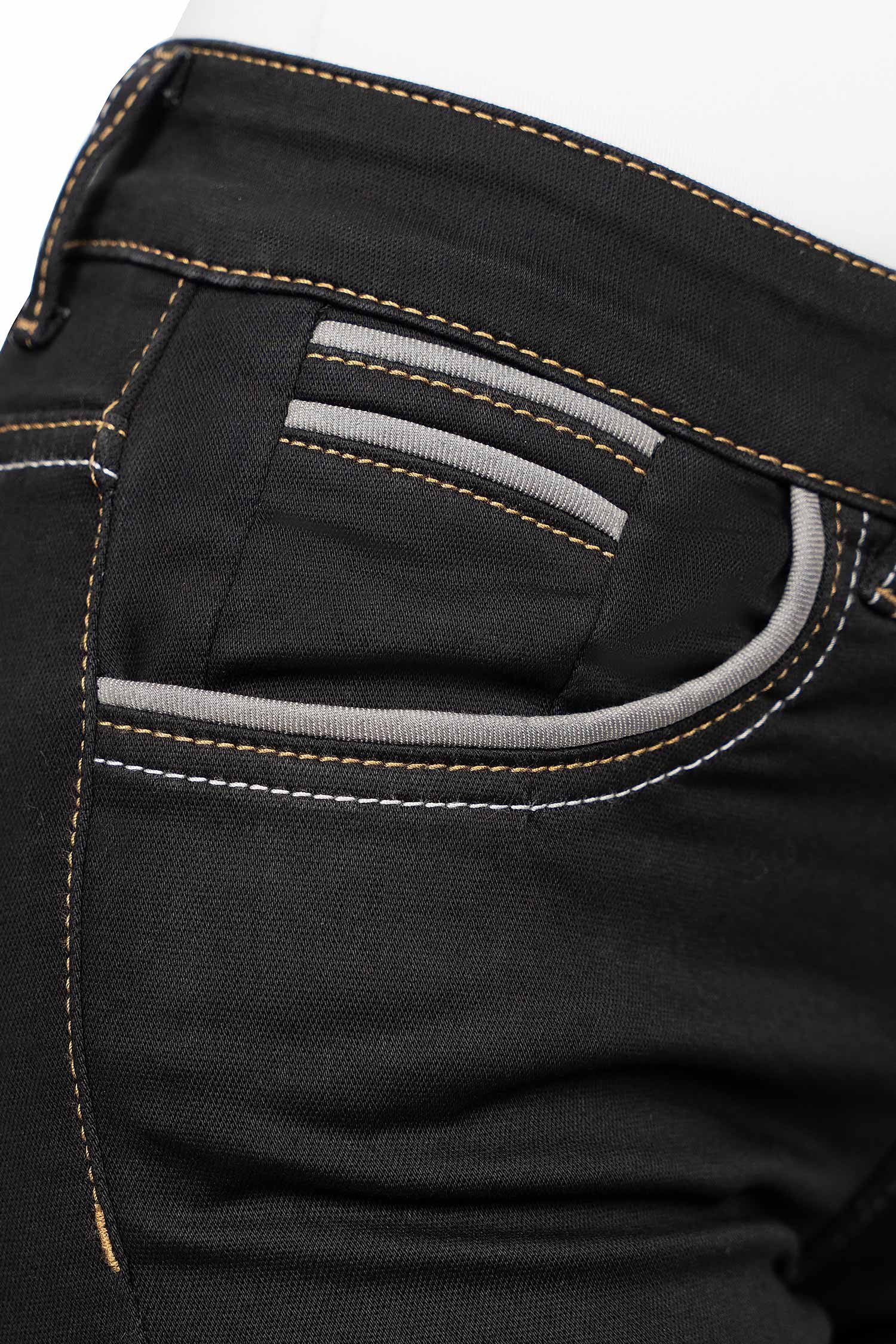 5-Pocket-Jeans Damen Slim Fit Hose Stonewashed BA-WD256