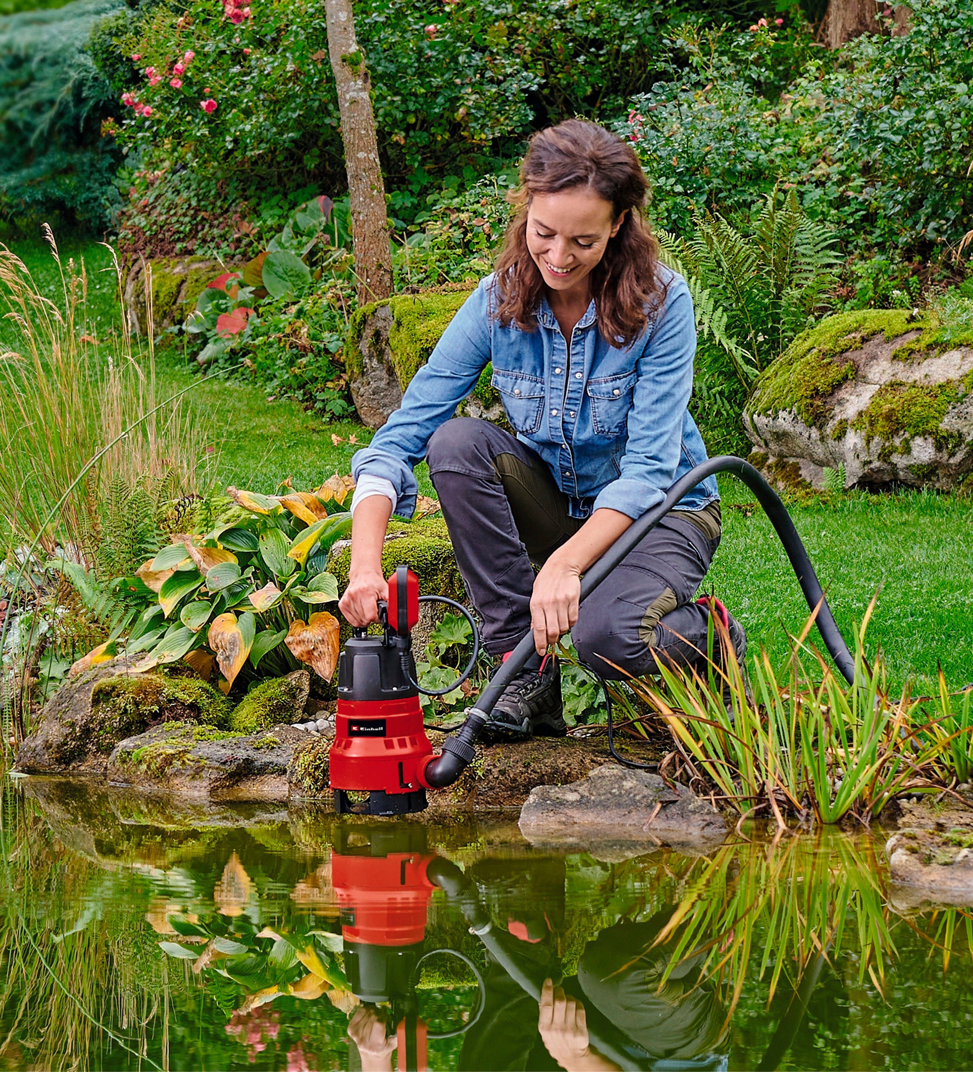 Einhell Schmutzwasserpumpe GC-DP 7035 LL, 16.000 l/h max. Fördermenge