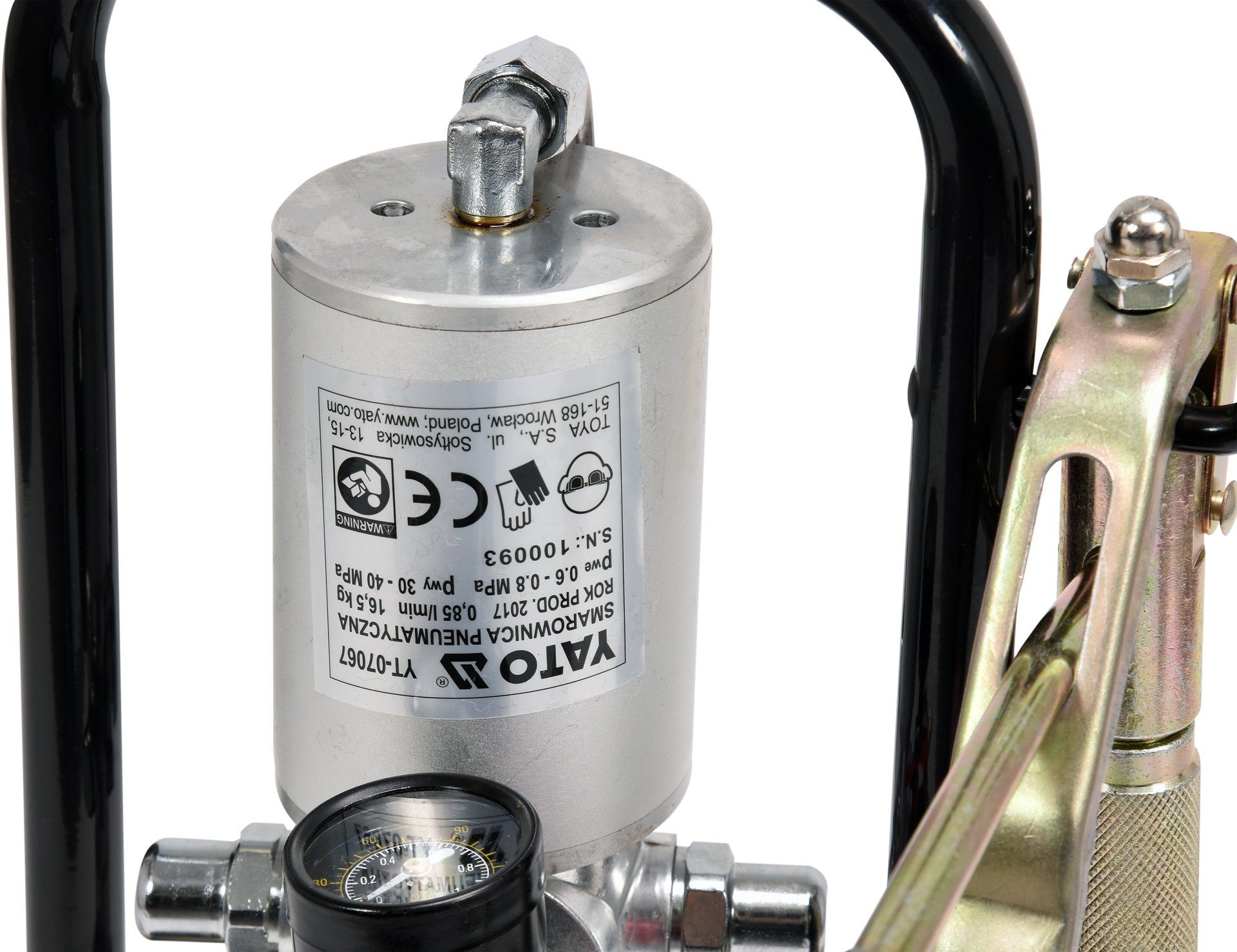 Yato Werkstattpresse TOWOTNICA / SMAROWNICA PNEUMATYCZNA 12L