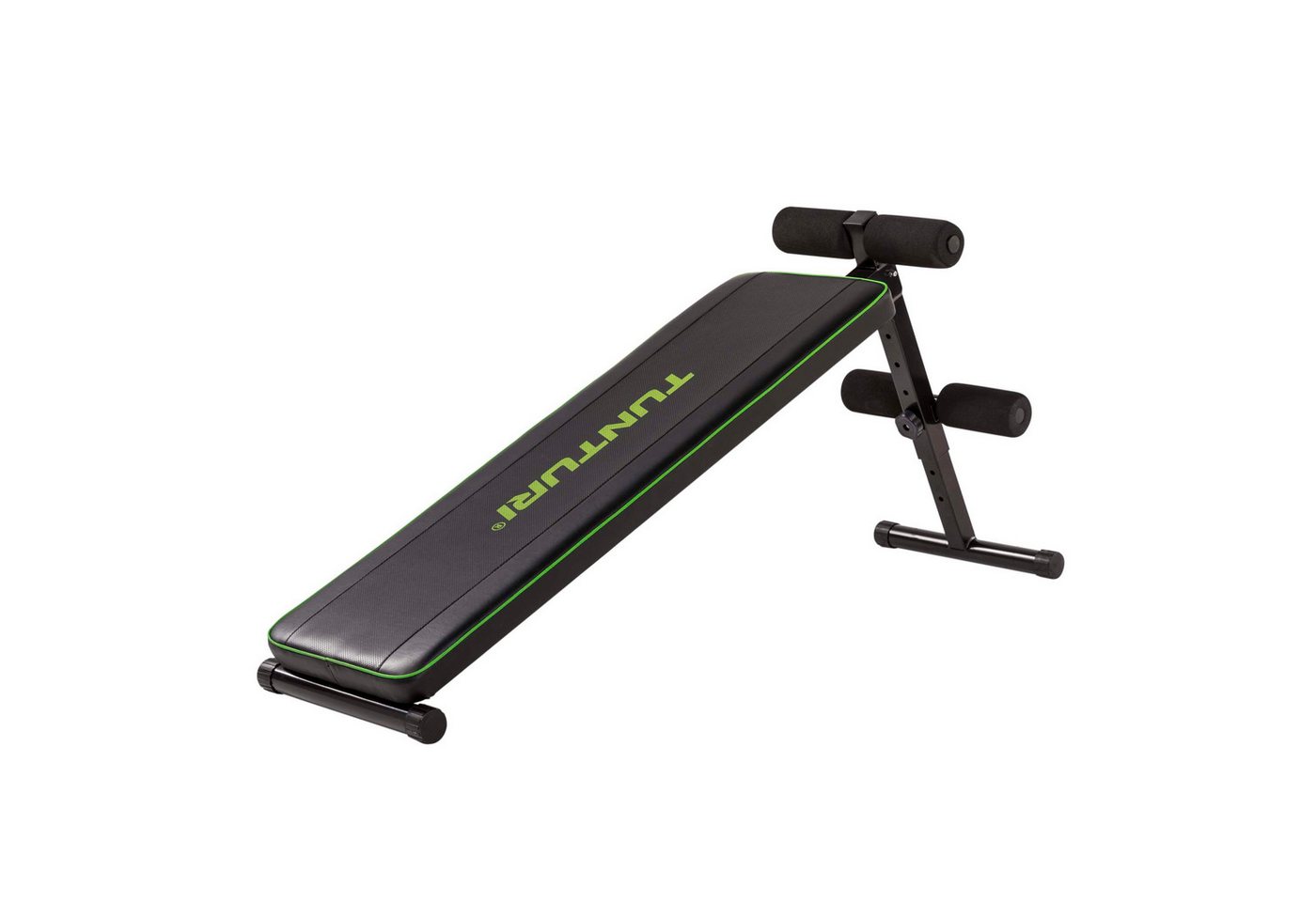 Tunturi Bauchtrainer Bauchtrainer AB20 - Negativ Winkel - Bauchbrett mit Beinrollen