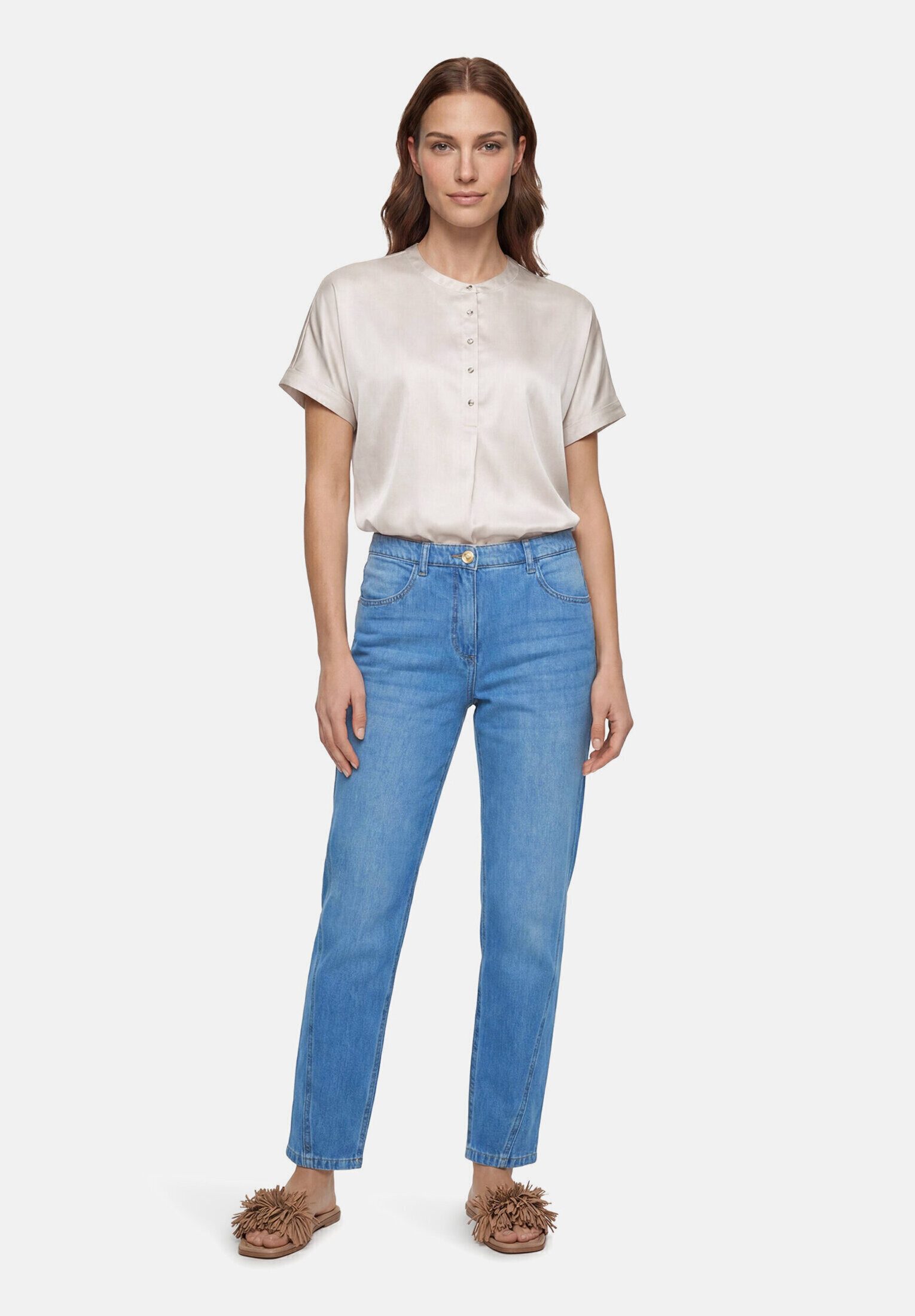Betty Barclay Slim-fit-Jeans Damen unifarben