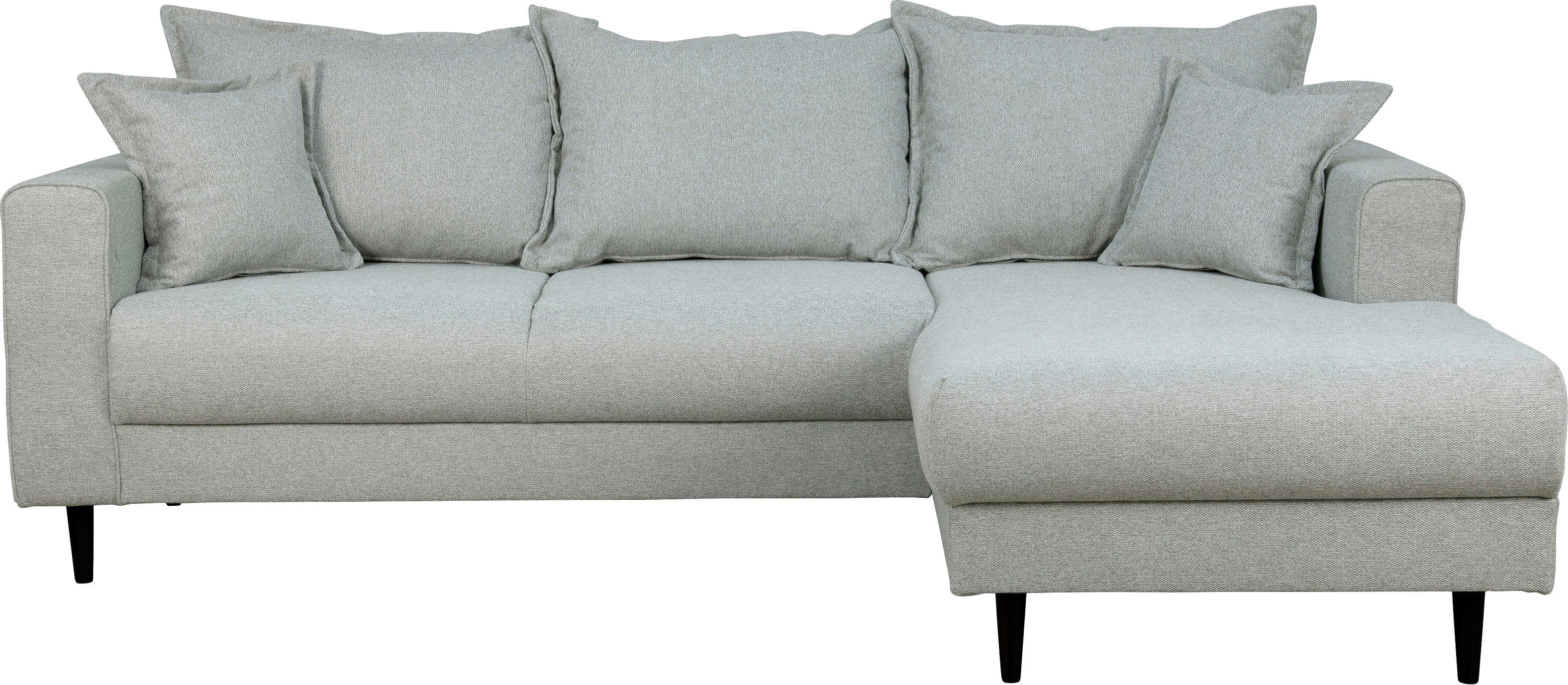 Home affaire Ecksofa "VEYRAS L-Form, hoher Sitzkomfort, Maße B/T/H: 230/150 günstig online kaufen