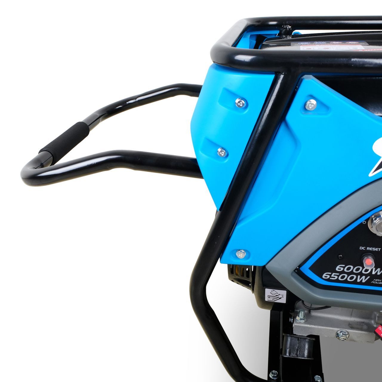 DeTec DT-6500E-3 3-phase emergency power generator, 6500W 400V three-phase + 2x 230V, with electric start, quiet 93 dB(A)