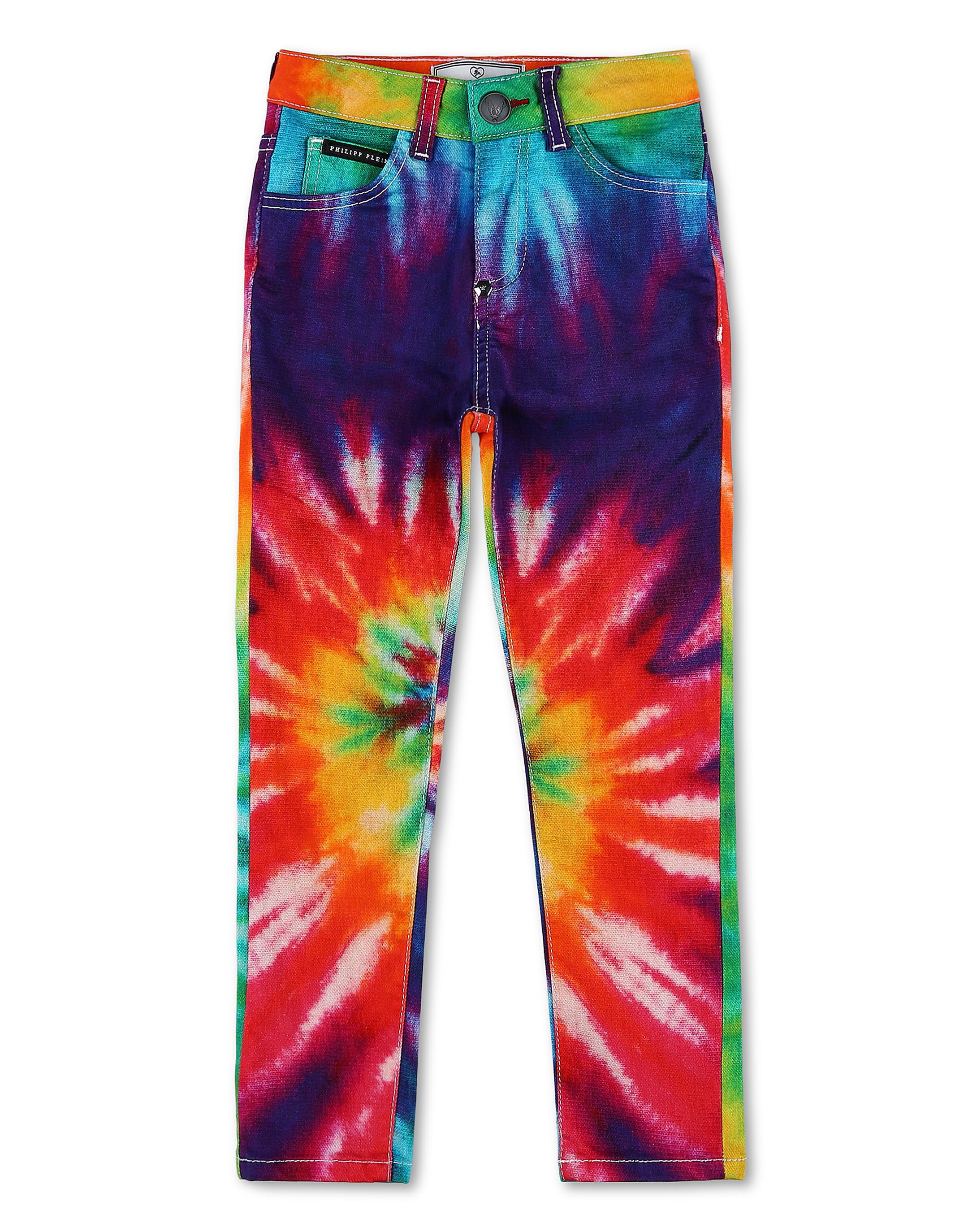 PHILIPP PLEIN 7/8-Hose Tie Dye
