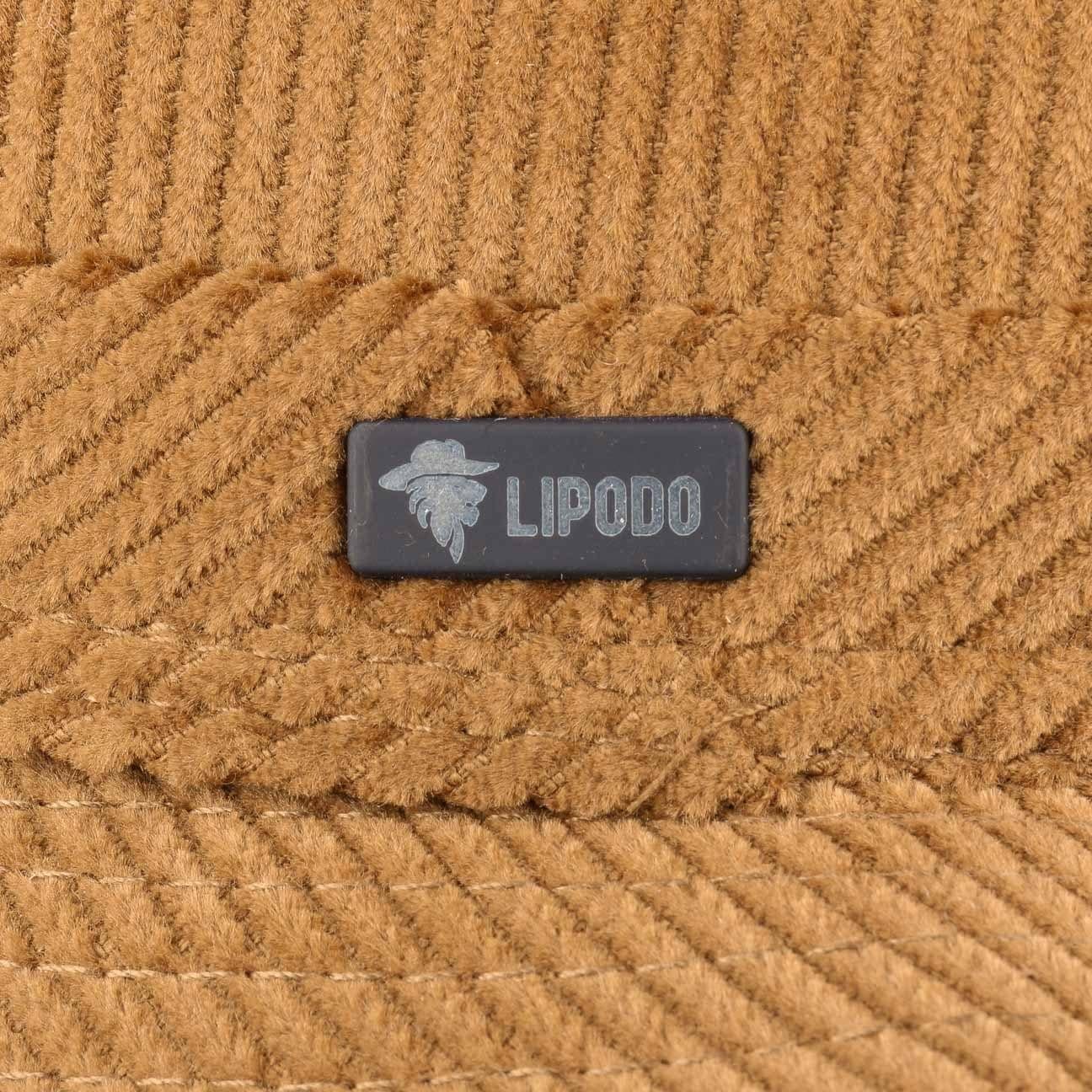 Lipodo mit Italy (1-St) Made Trilby in Kord Futter, camel