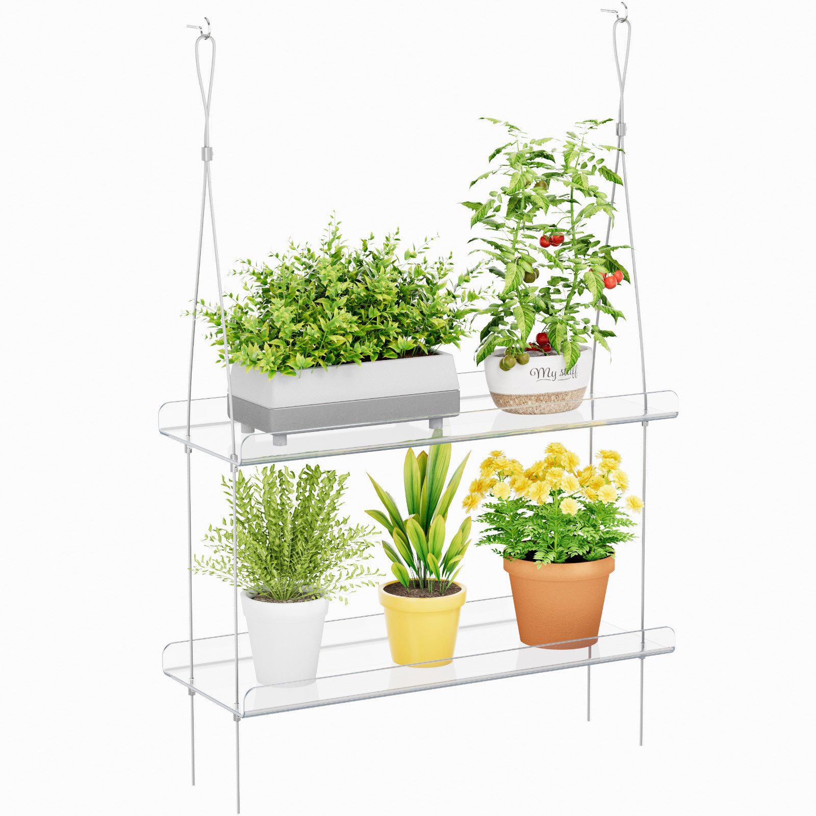Lifewit Hängeregal Hängendes Blumentopf Regal, zum günstig online kaufen