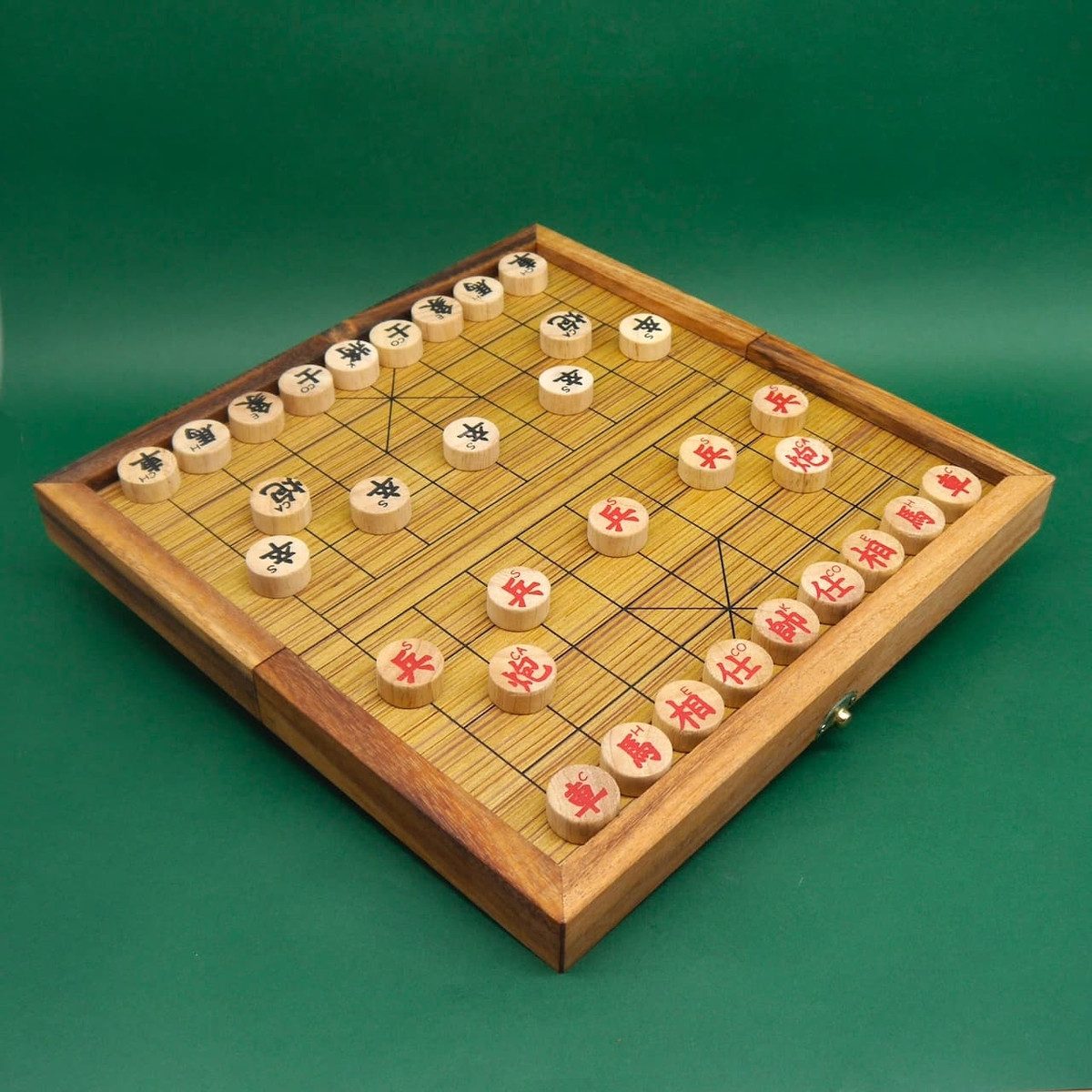 ROMBOL Denkspiele Spiel XIANGQI - edles, chinesisches Schachspiel, Strategiespiel, Holzspiel