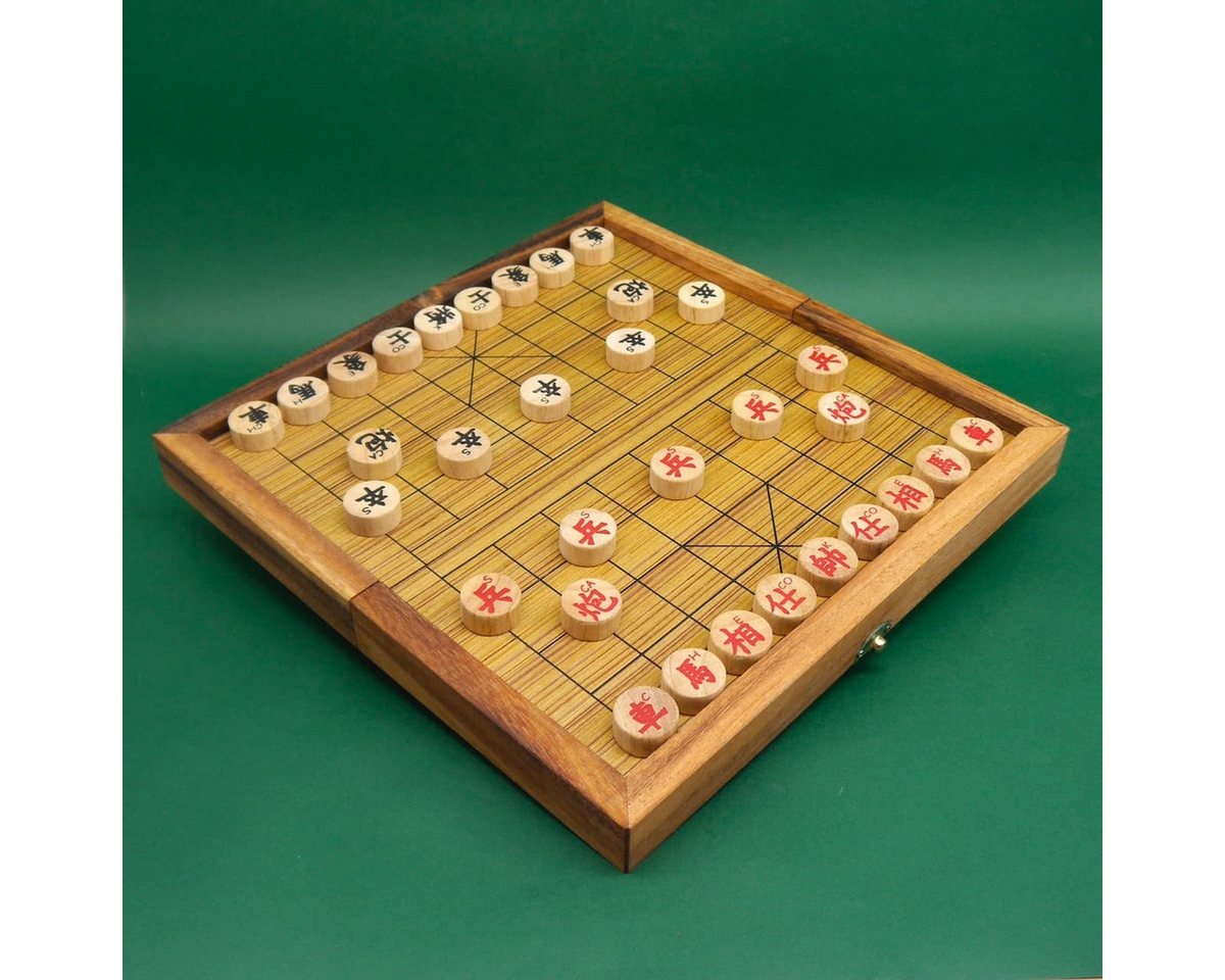 ROMBOL Denkspiele Spiel XIANGQI - edles, chinesisches Schachspiel, Strategiespiel, Holzspiel