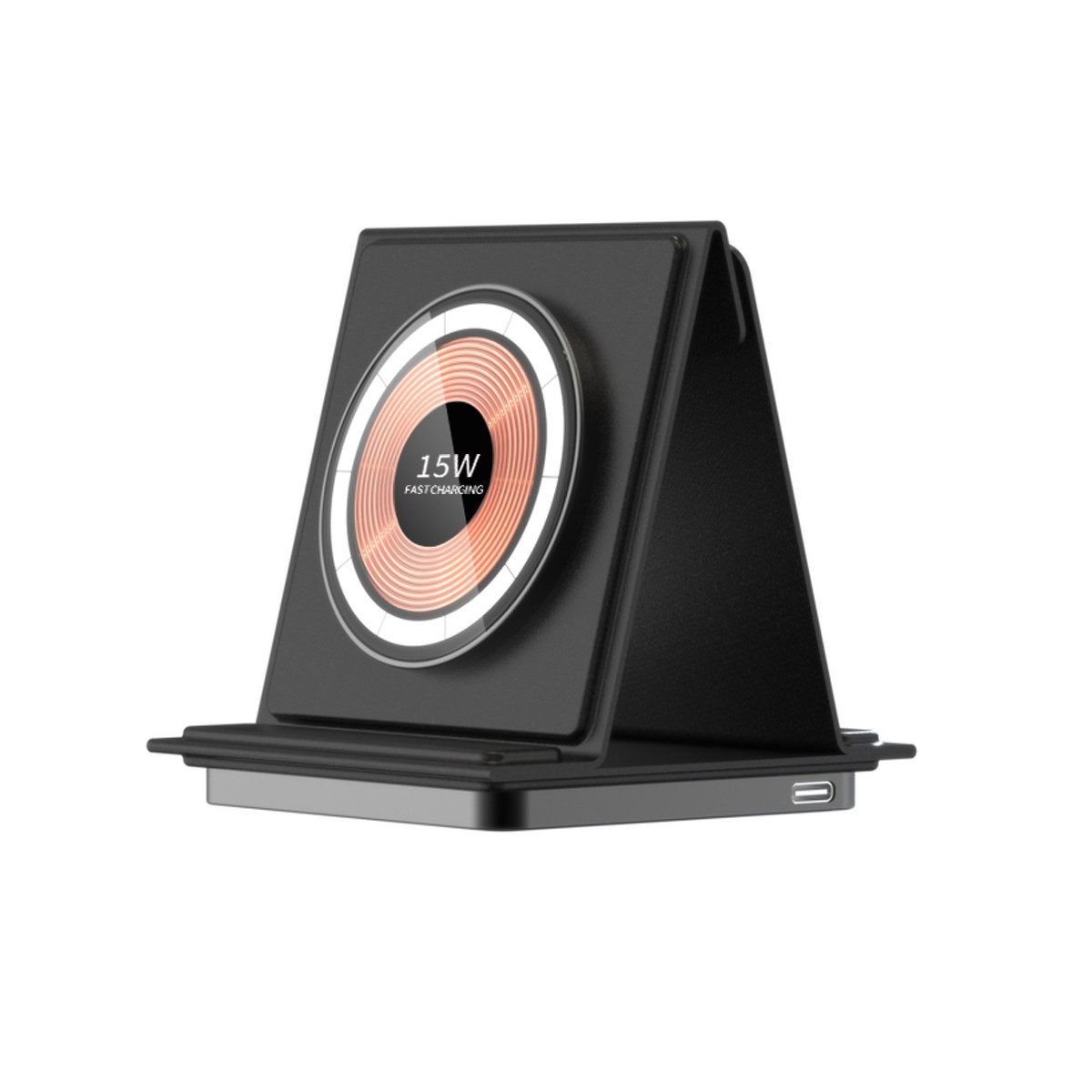 Faltbares Kabelloses 4 in 1 Wireless Charger Ladegerät Induktions-Ladegerät
