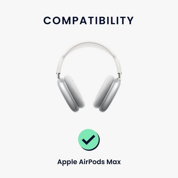 kwmobile Kopfhörer-Schutzhülle 2in1 Set Hülle für Apple AirPods Max Cover, TPU Silikon Kopfhörer Case - Schutzhülle beidseitig