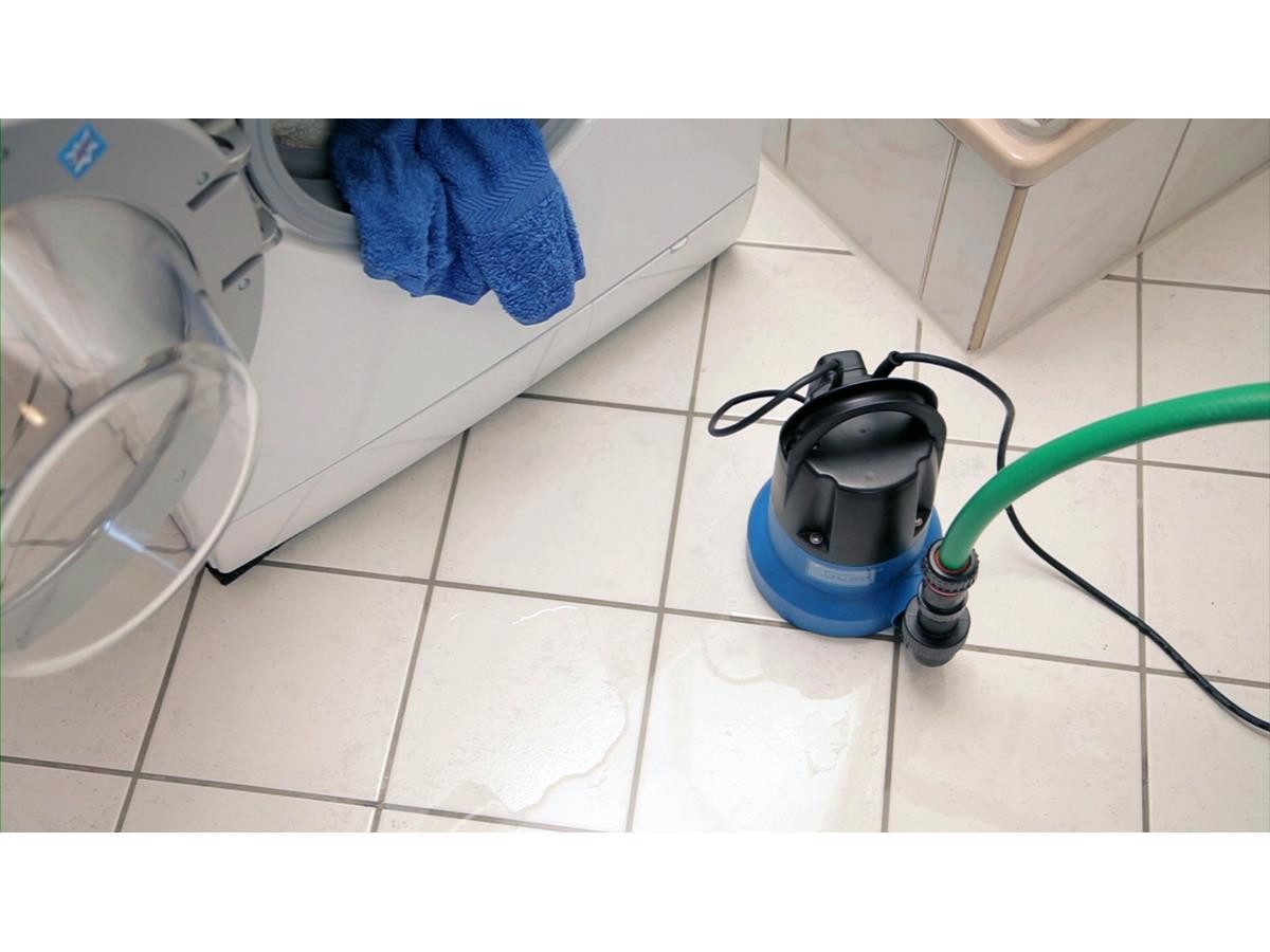 Güde Wasserpumpe Flachsaugerpumpe GFS 401 S, 400 W, 7.000 l/h Fördervolumen, max. Förderhöhe 8 m