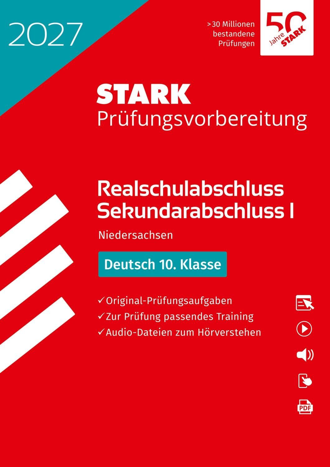 STARK Deutsch - Realschulabschluss 2027 Niedersachsen - Prüfungsvorber / diverse