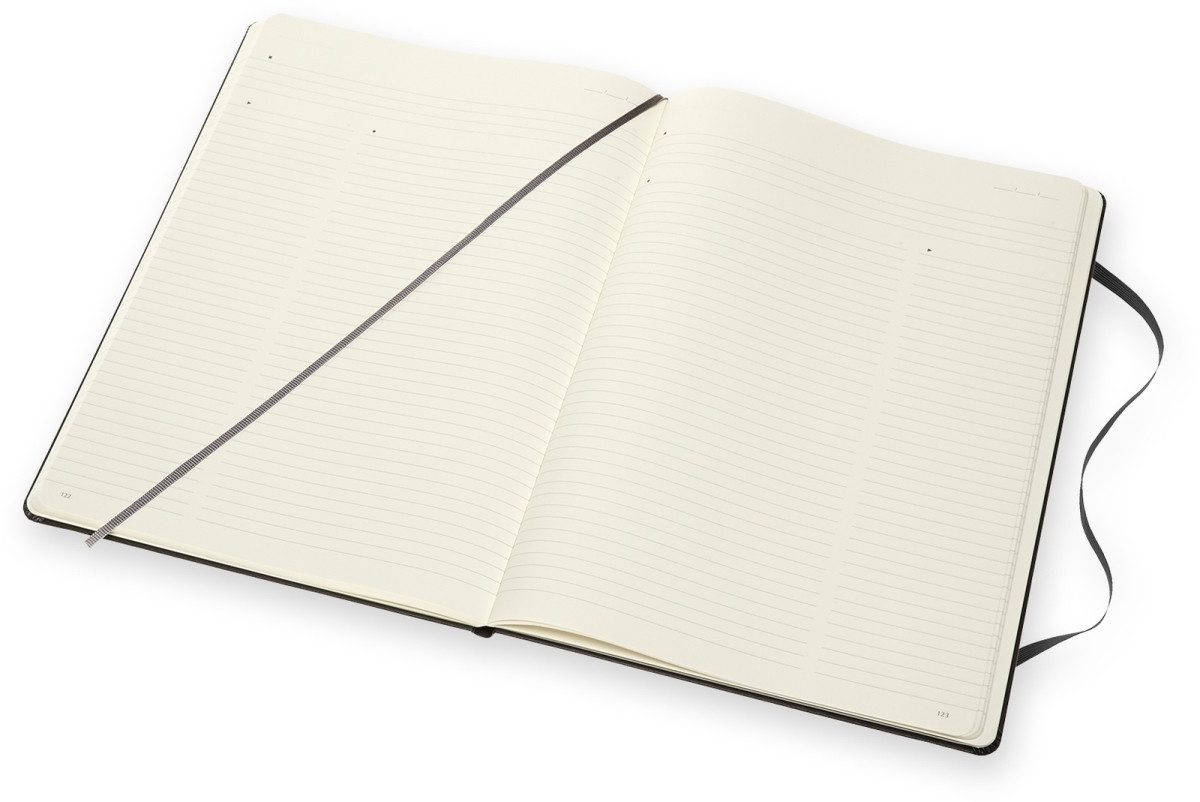 Notizbuch Professionelles Notizbuch A4 Hardcover 96 Blatt schwarz