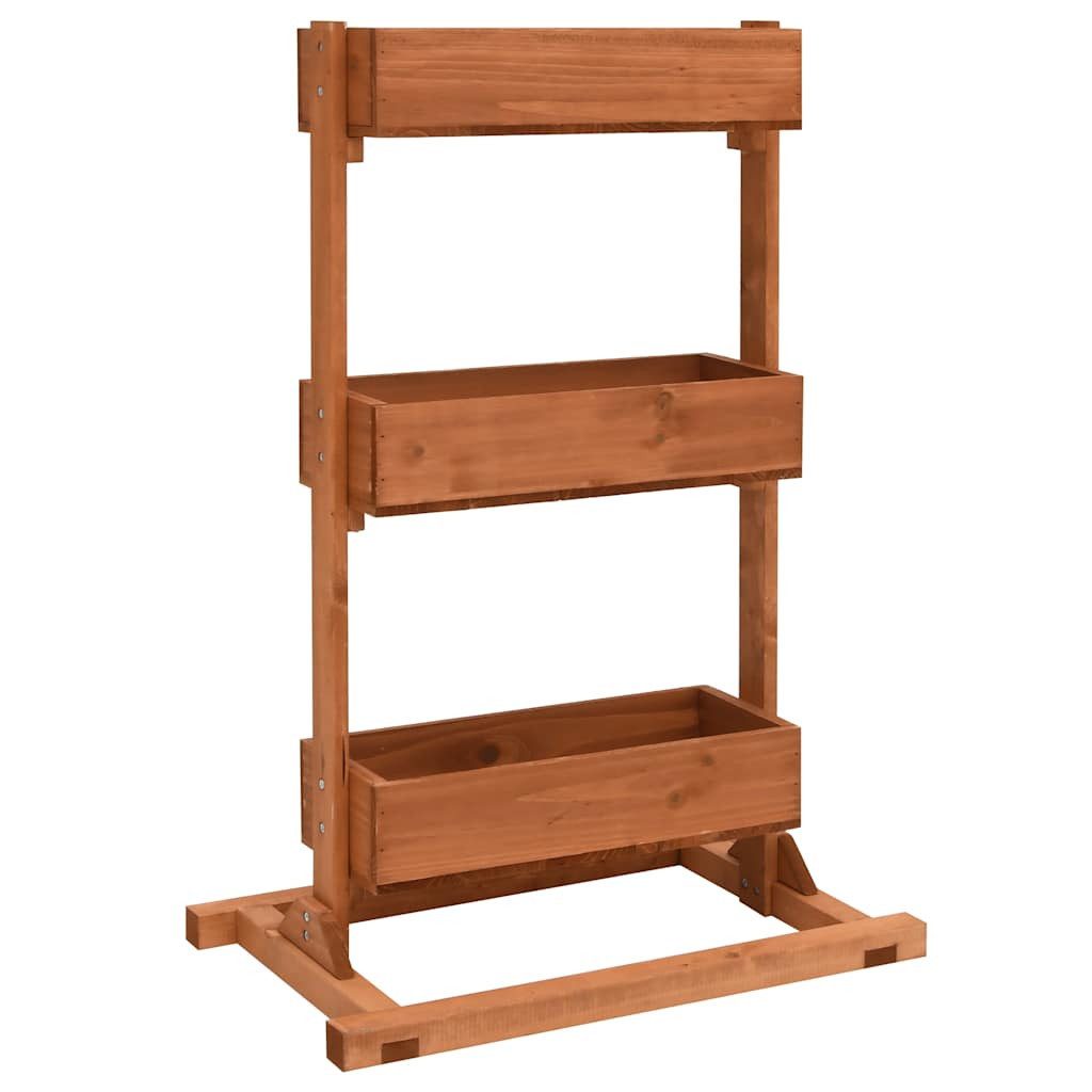 vidaXL Blumenständer Pflanzkübel 52x30x78 cm Tannenholz