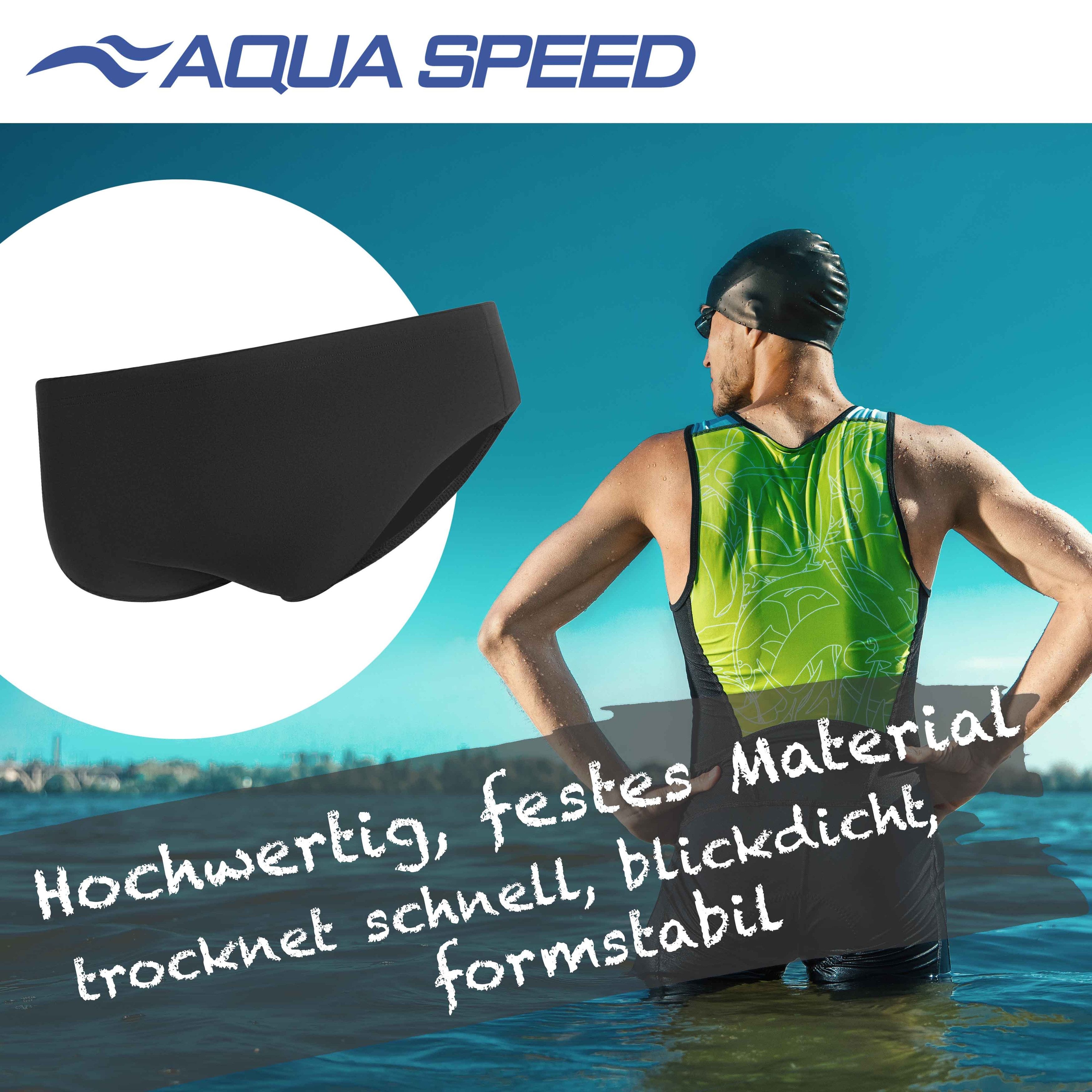 Aqua Speed Badehose ARES Schwimmhose Herren Brief - klassische Form