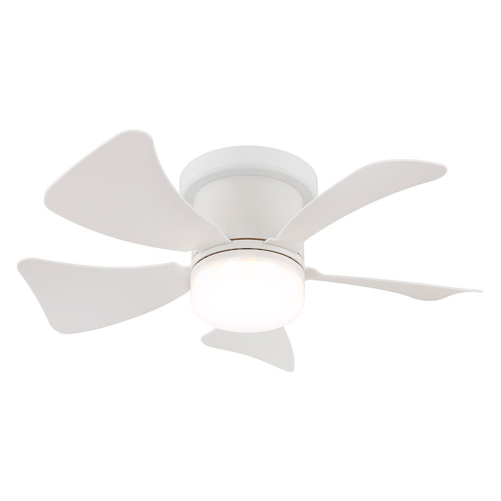 GLOBO LIGHTING Deckenventilator, Deckenventilator Deckenlampe LED Fernbedienung Vor Rücklauf weiß CCT