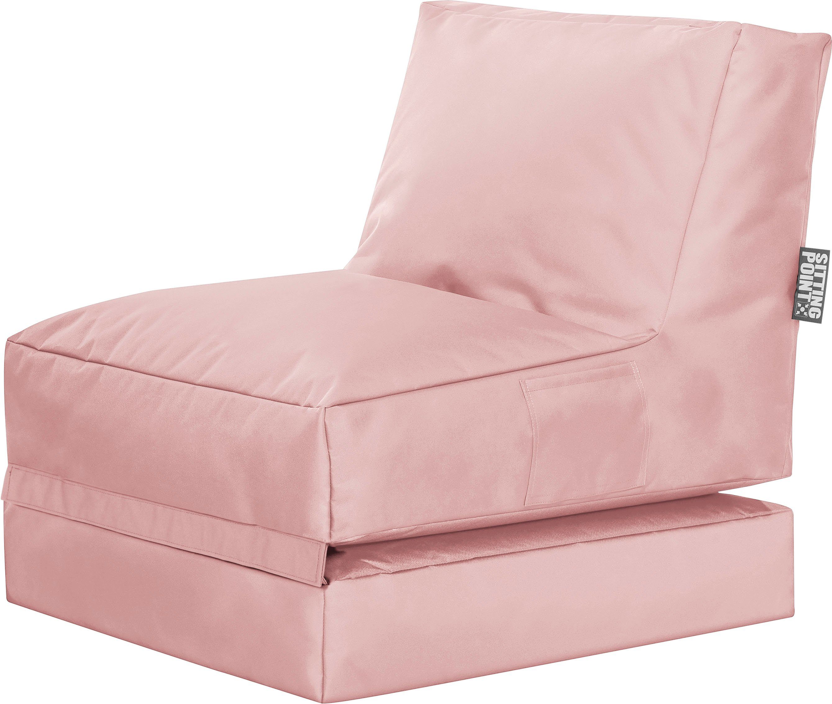 Liege 70x80x90cm einem - und Altrose, Sessel Sitzelement in Magma Sessel Multifunktionales Sitzsack