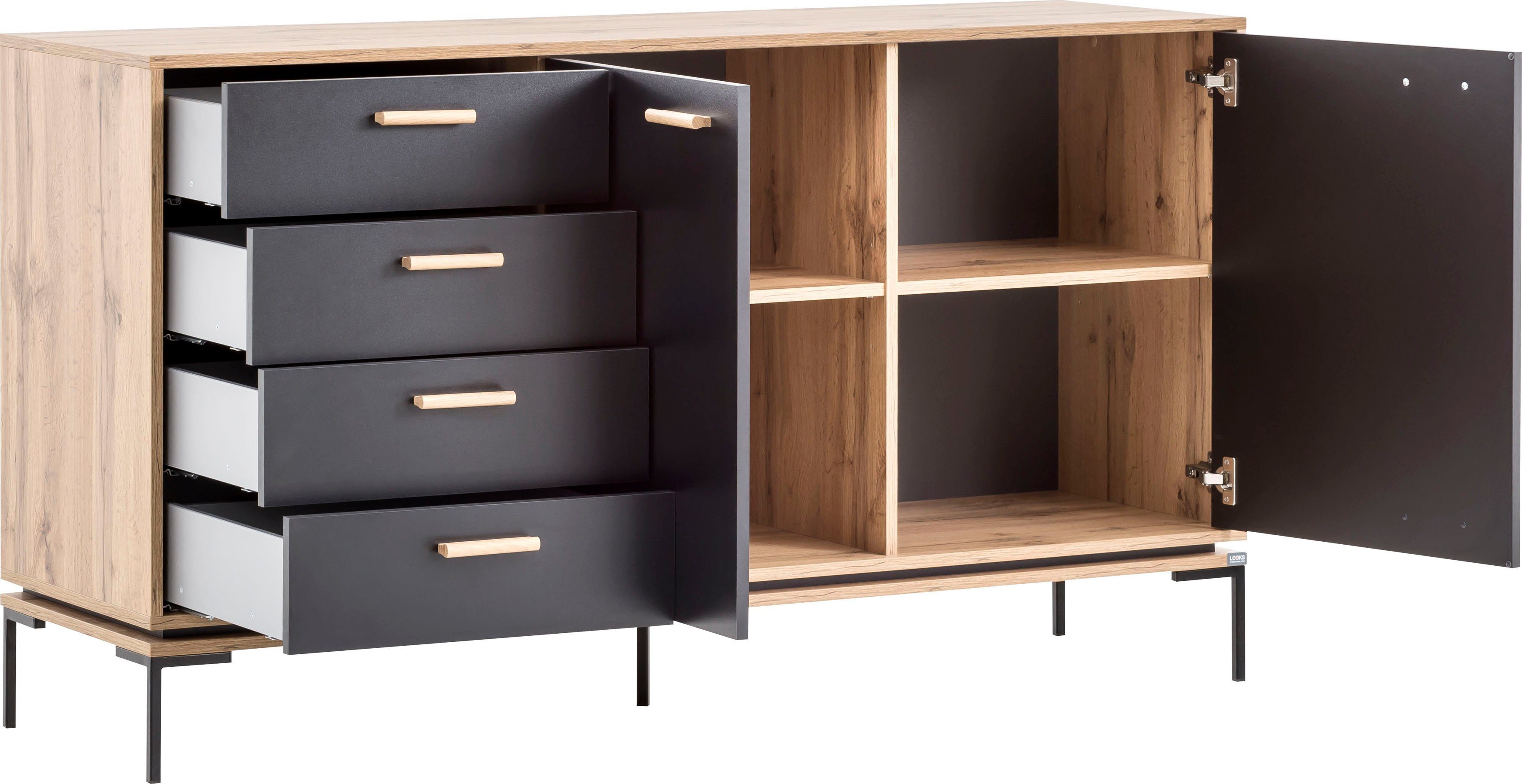 LOOKS by Wolfgang Joop Sideboard, Breite 154,6 cm