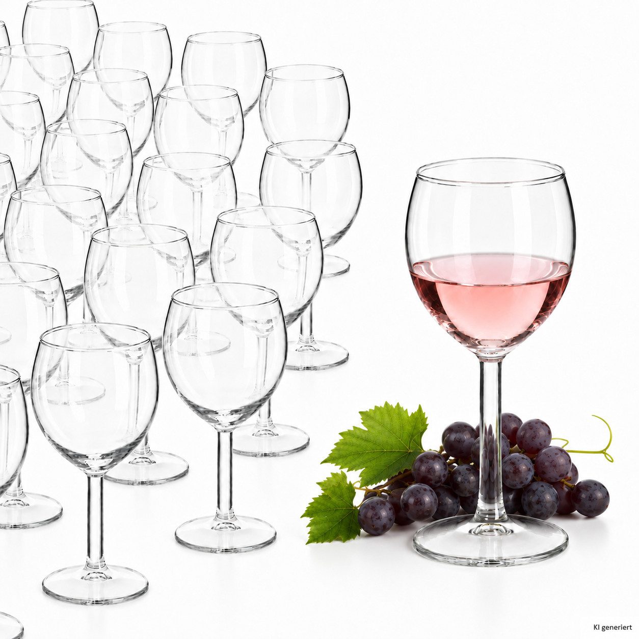 MamboCat Weinglas 60x Ballon Weingläser 250ml Wasserglas Rotweinkelch Weißwein Gastro, Glas