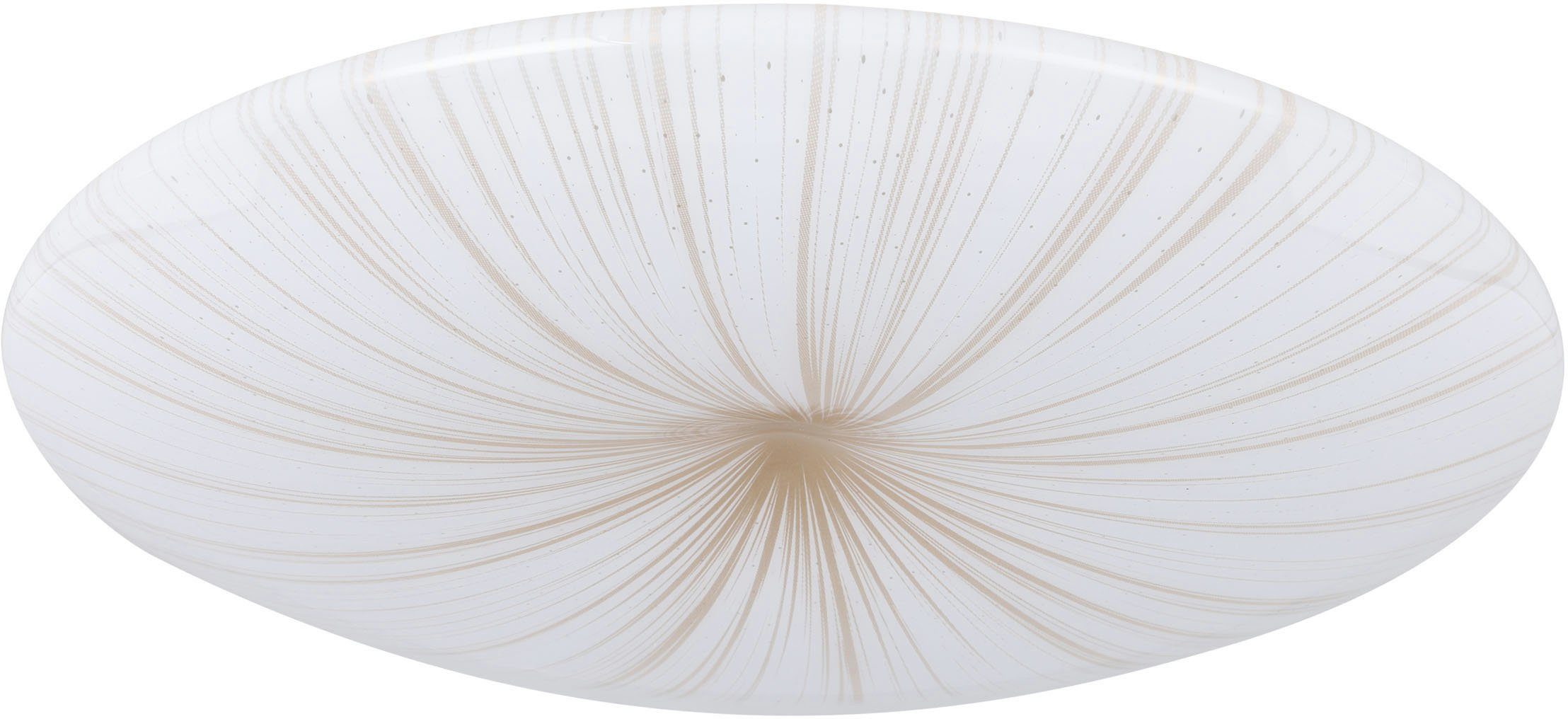 EGLO Deckenleuchte NIEVES 1, LED fest integriert, Warmweiß, Wohnzimmerlampe, Schlafzimmer, Küche, Flur, zeitloses Design