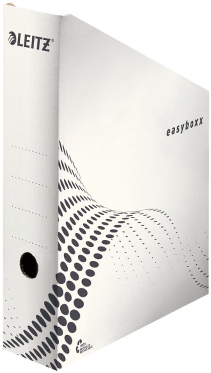 LEITZ Stehsammler Archiv-Stehsammler easyboxx A4 Wellpappe weiß