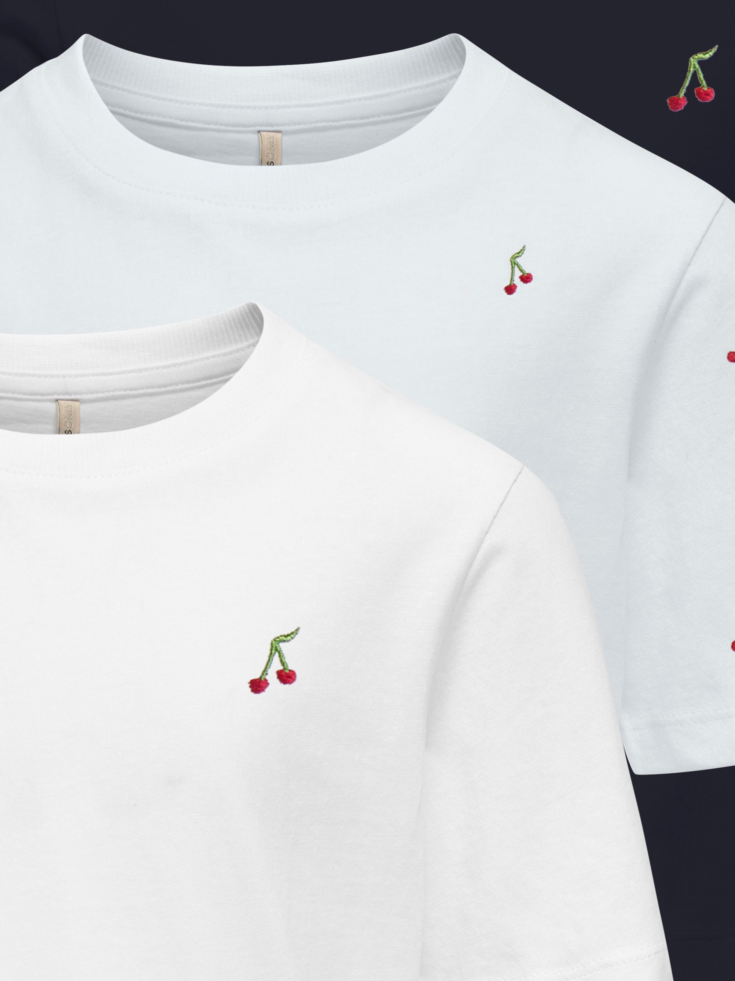 KIDS ONLY T-Shirt KOGREX KETTY S/S TOP AOP JRS 3-PACK (Packung, 3-tlg) 2x mit Brustmotiv und 1x Alloverprint – Bild 5 von 5